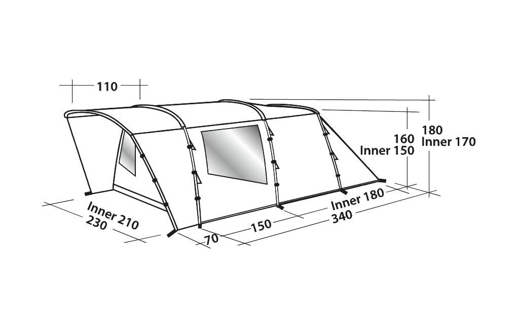 Easy Camp Zeltunterlage Footprint Palmdale 300