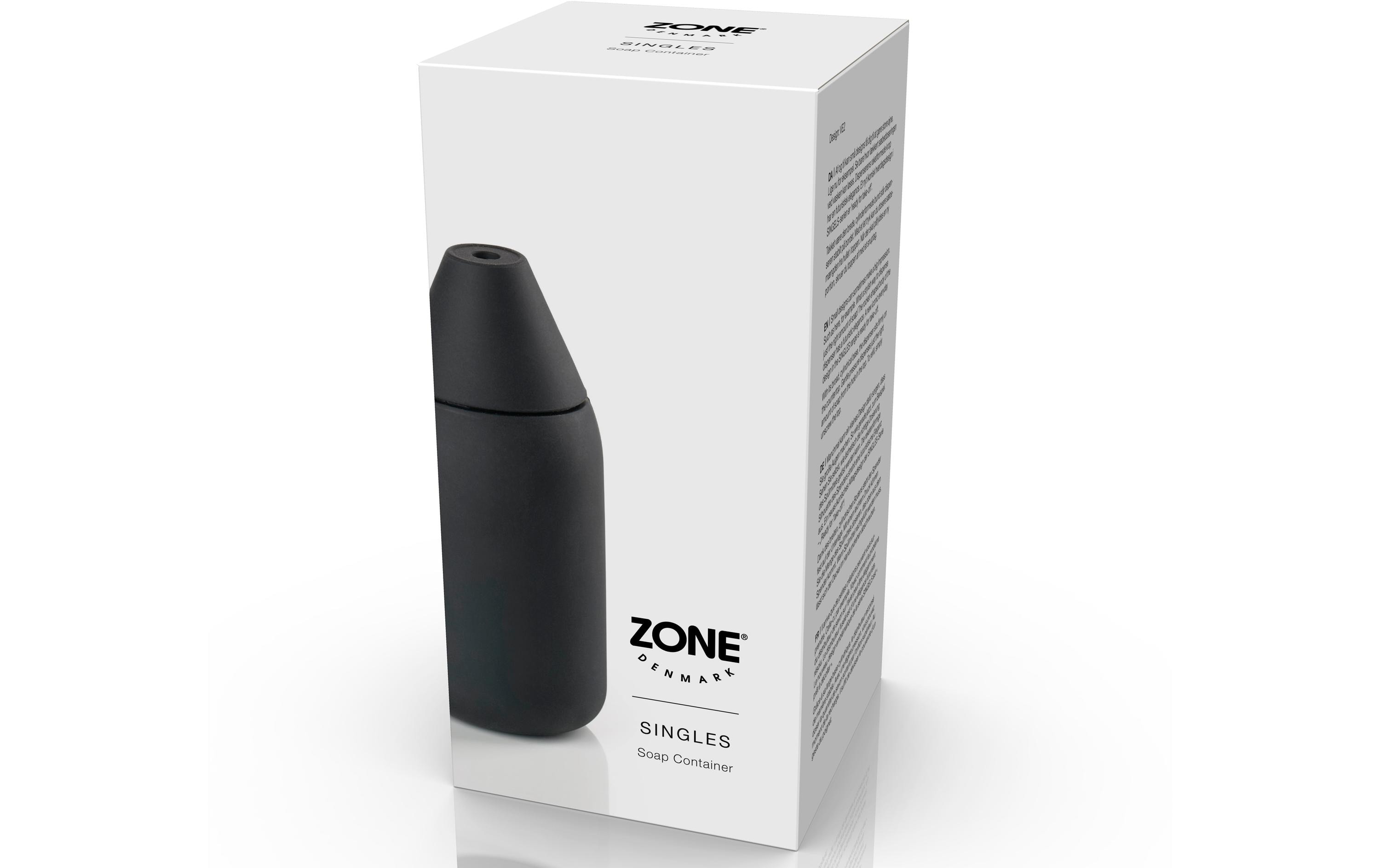 Zone Denmark Seifenspender Singles 300 ml, Schwarz