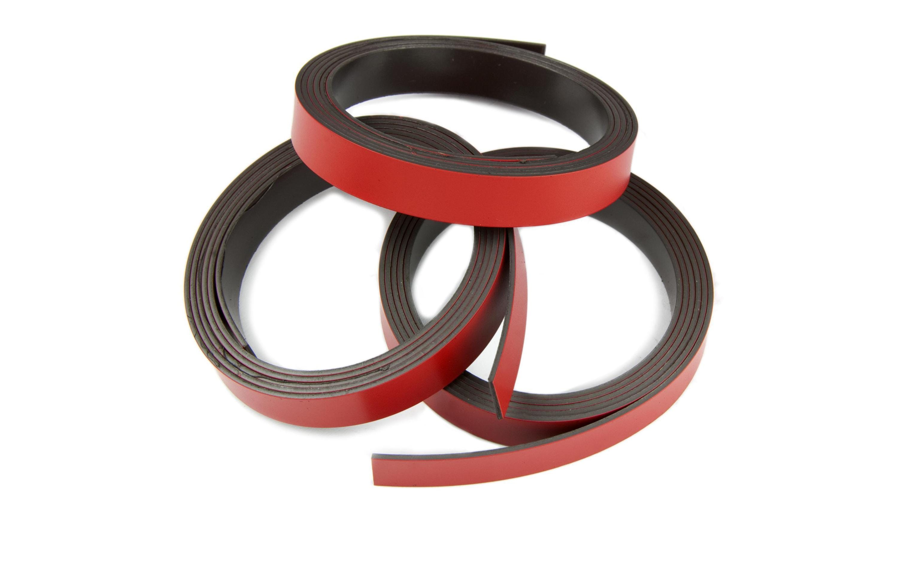 supermagnete Magnetband 10 mm x 1 m, Rot