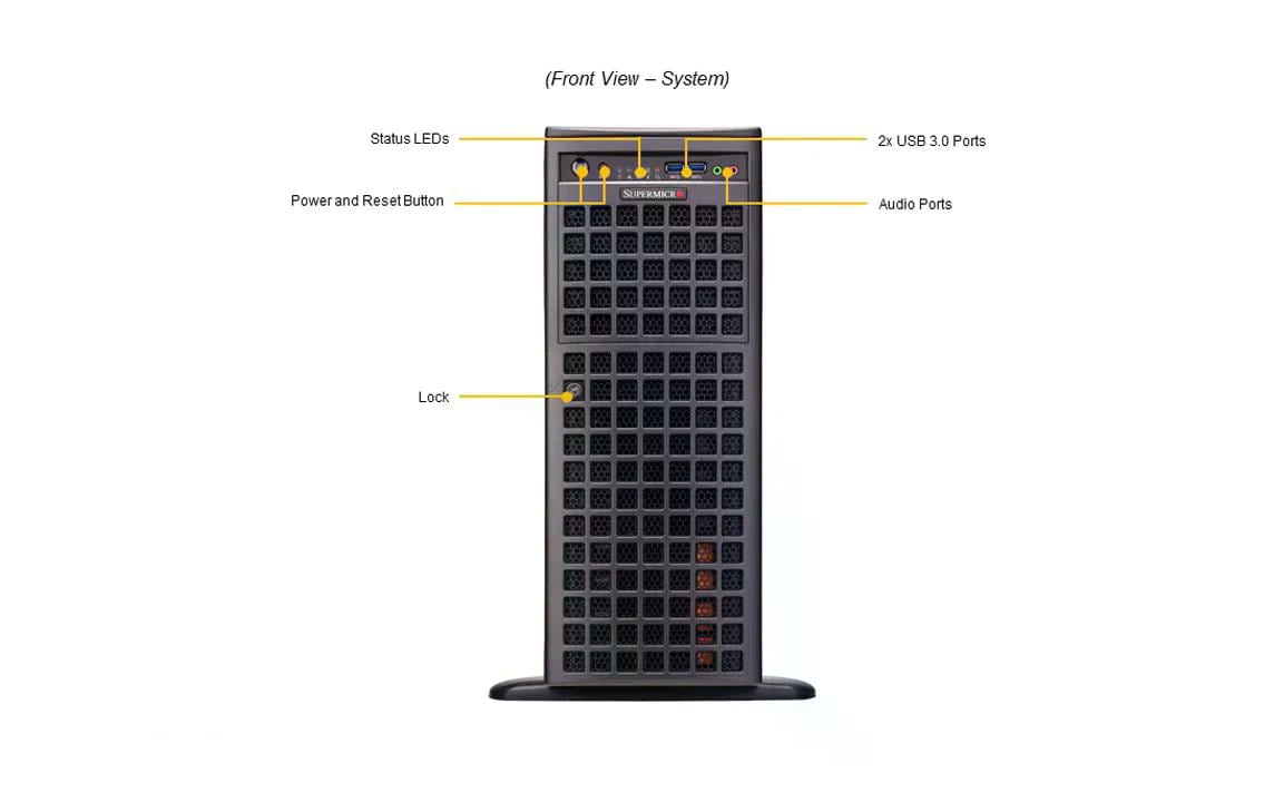 Supermicro Barebone GPU SuperServer SYS-740GP-TNRT