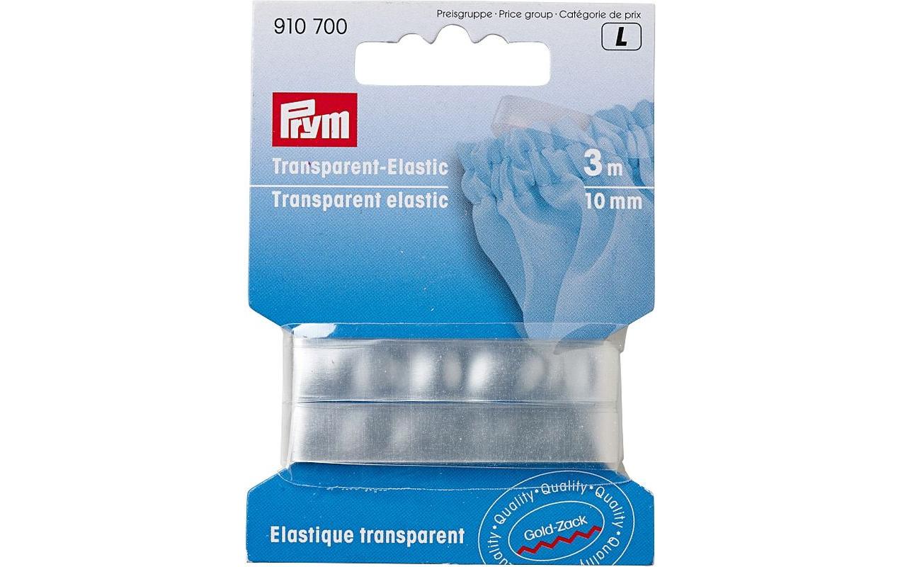 Prym Elastikband Transparent, 3 m x 10 mm