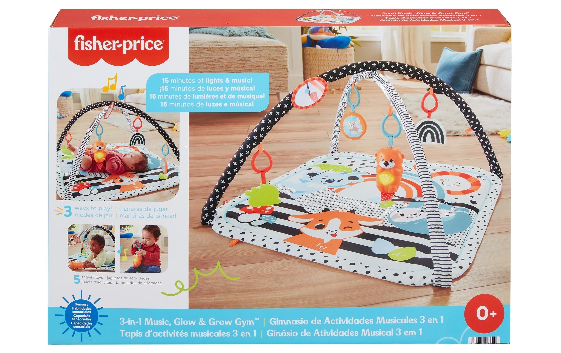 Fisher-Price Spielbogen Tierfreunde Kontrast-Spieldecke