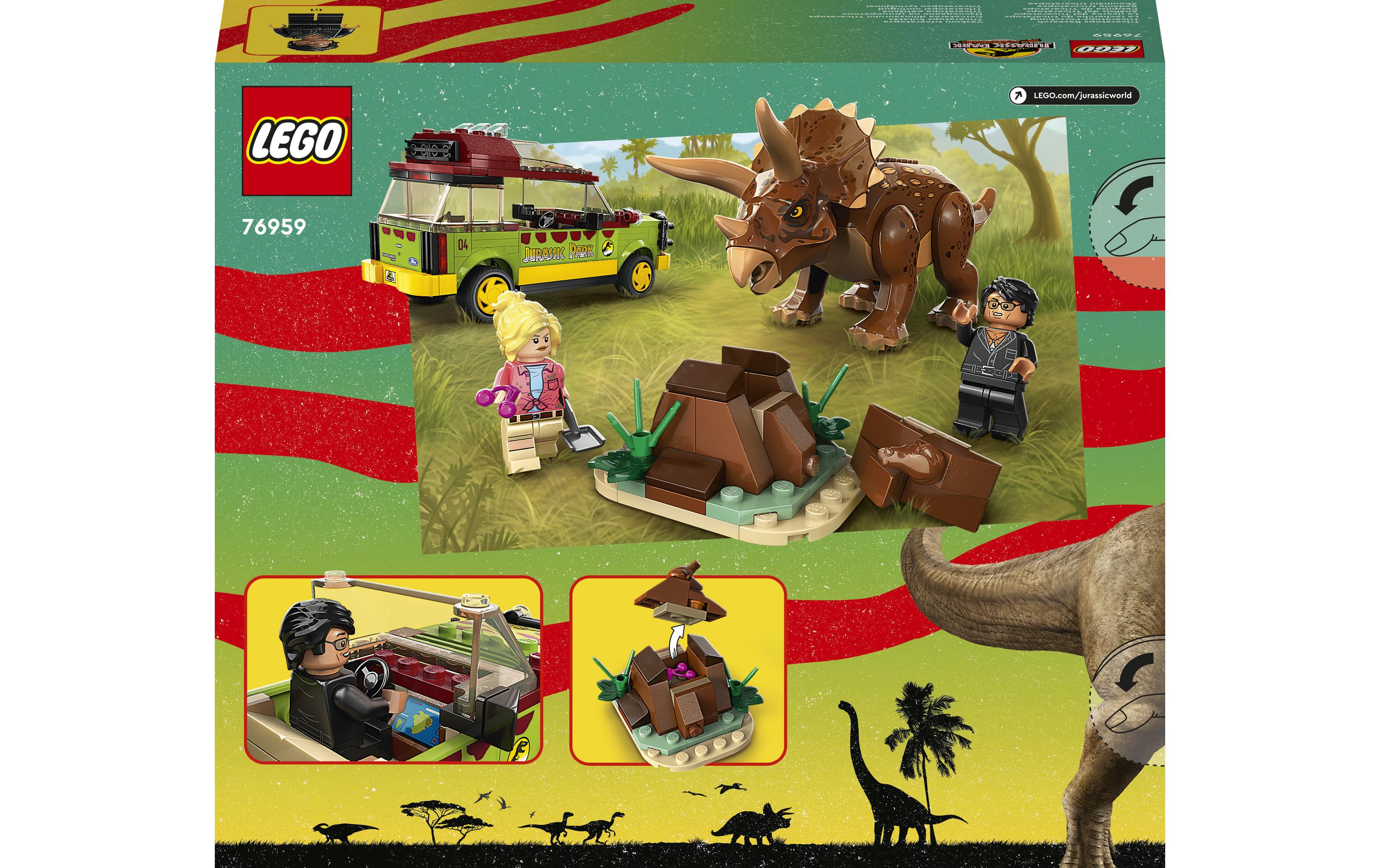 LEGO® Jurassic World Triceratops-Forschung 76959