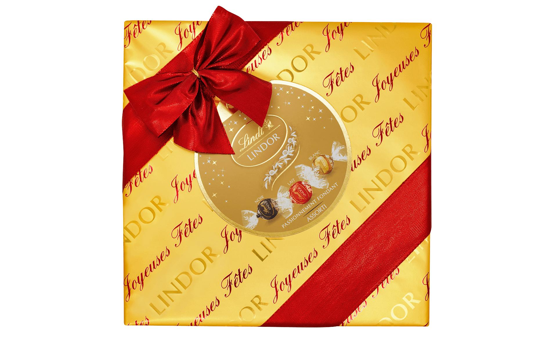 Lindt Schokoladen-Pralinen Lindor Kugeln Weihnachten 287 g