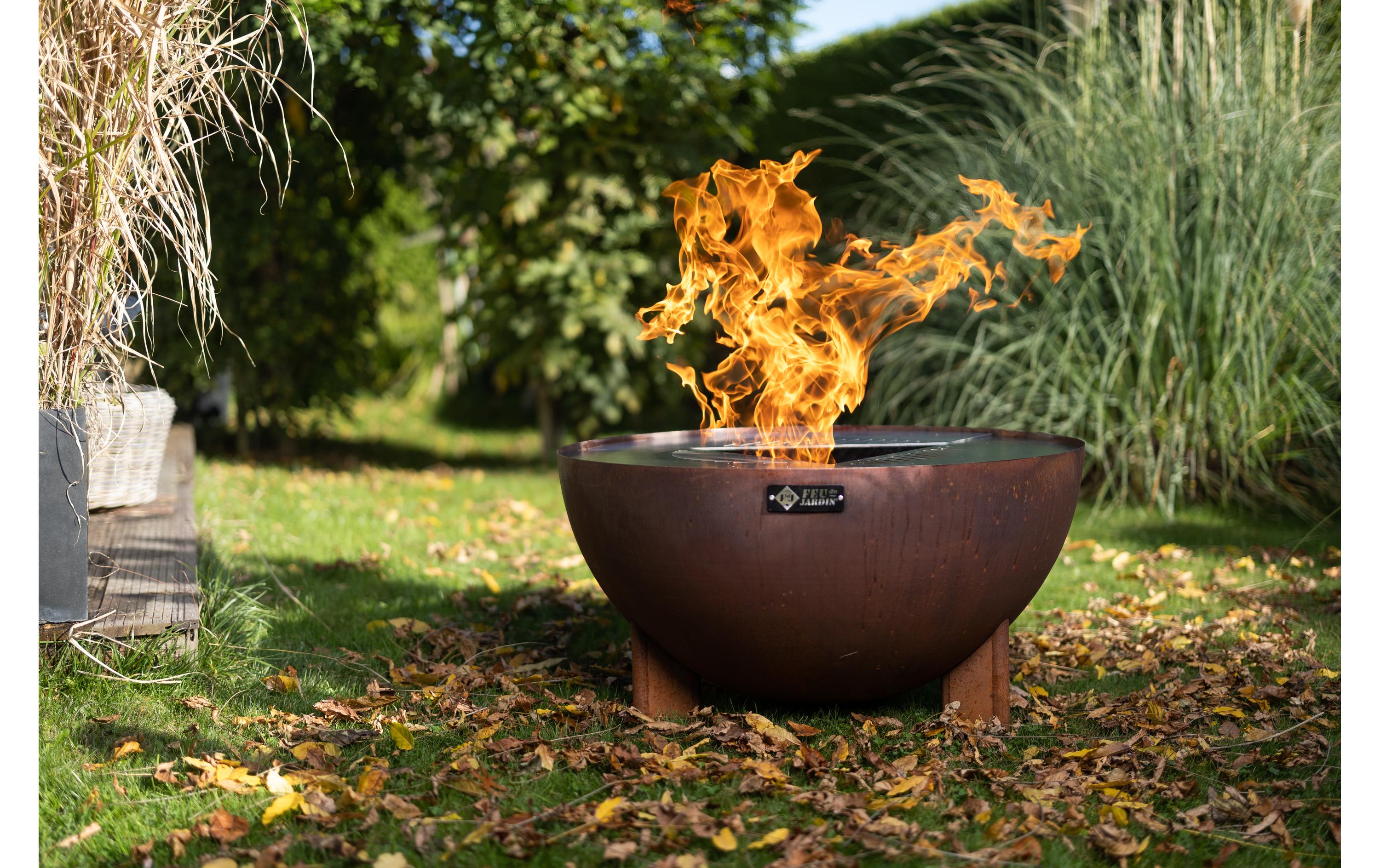 FEU DU JARDIN Feuerstelle Tria, Ø 98 cm, Rost