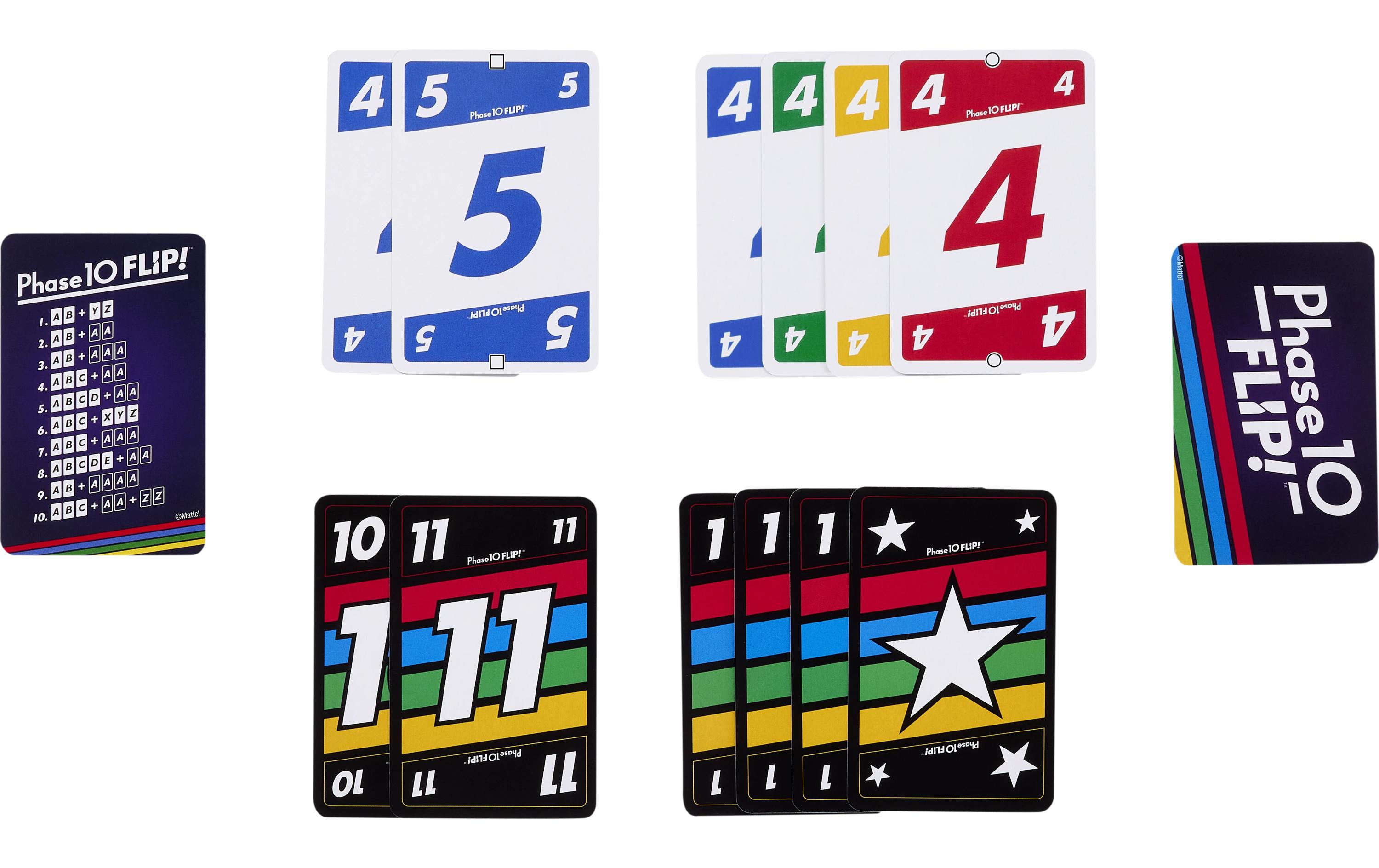 Mattel Spiele Phase 10 Flip