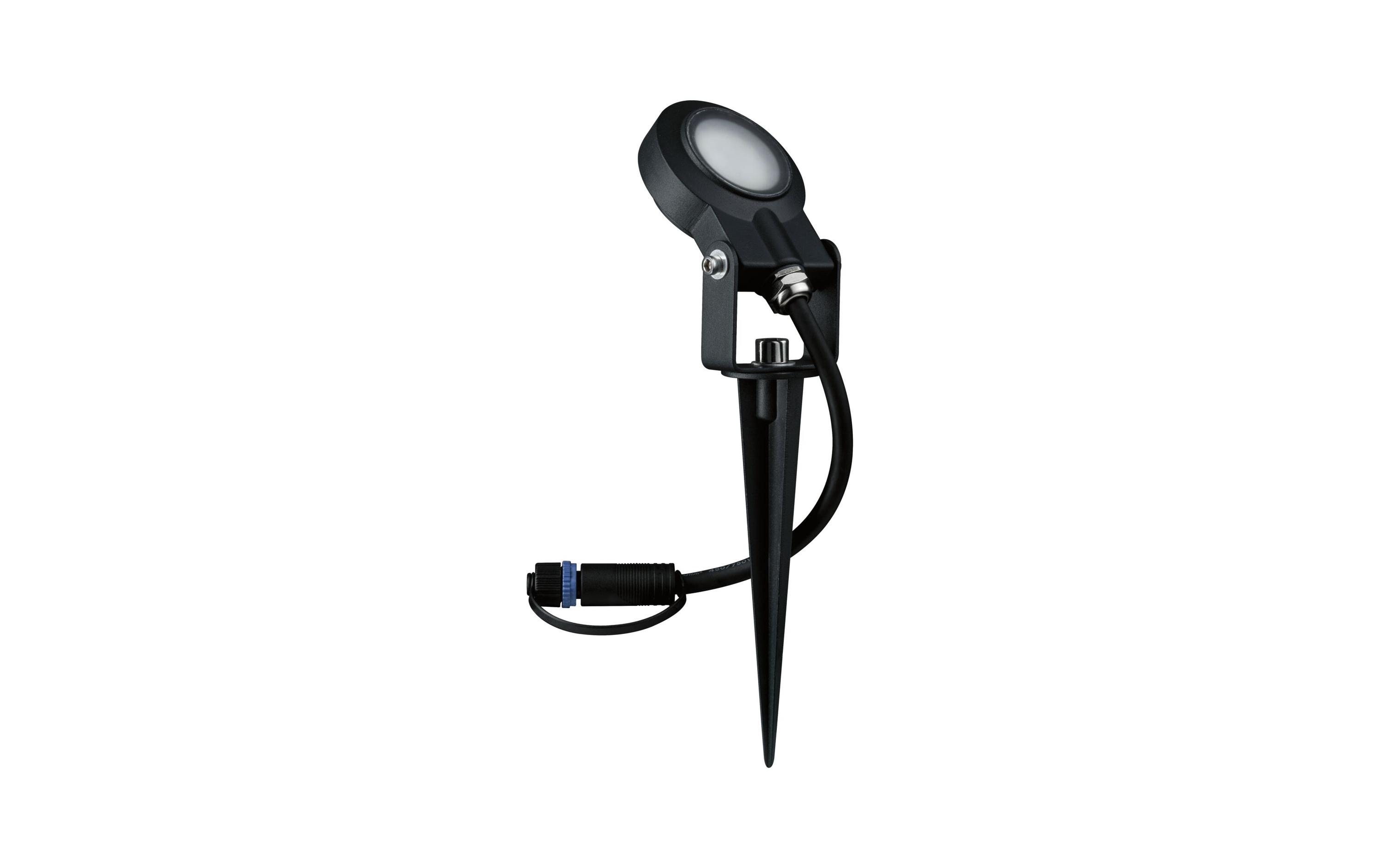 Paulmann Gartenspot Plug & Shine, Sting, 6.3W, 2200K, Schwarz