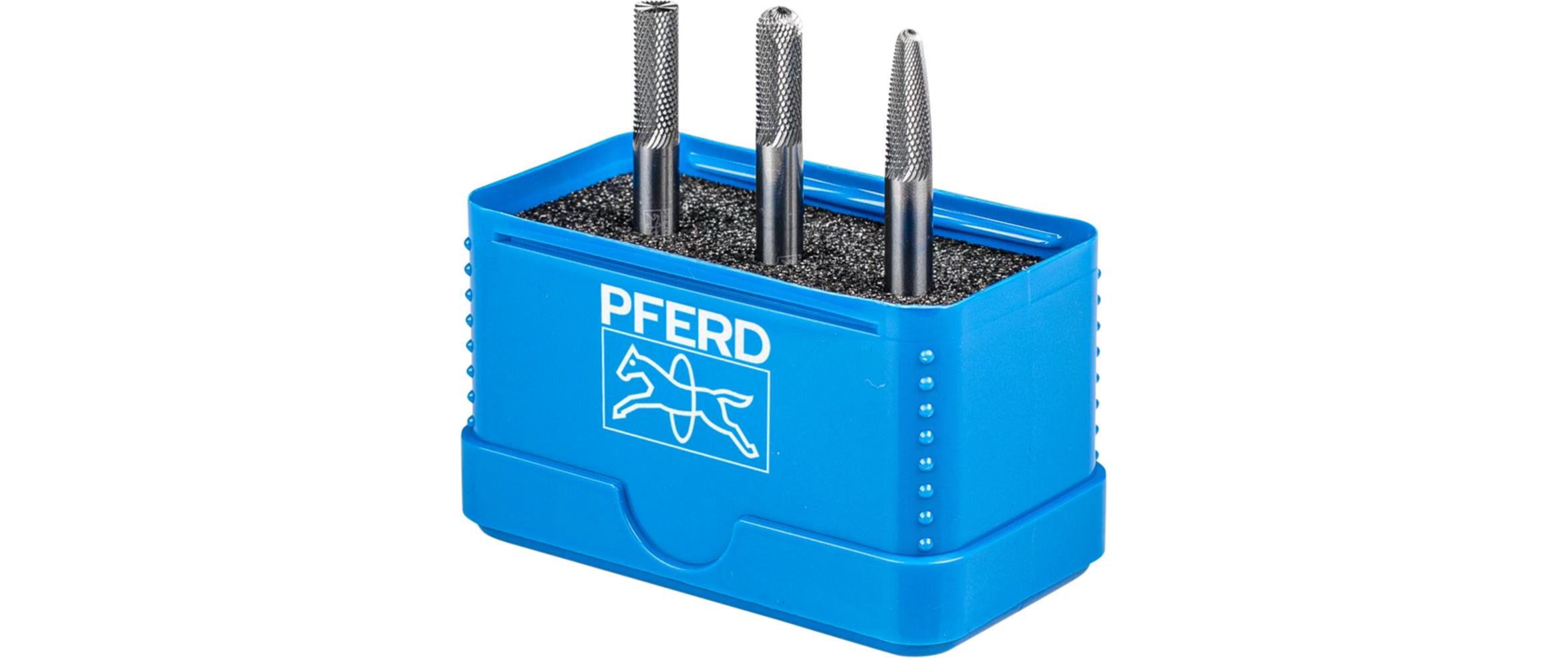 Pferd Hartmetallfrässtifte-Set Micro, Ø 6 mm