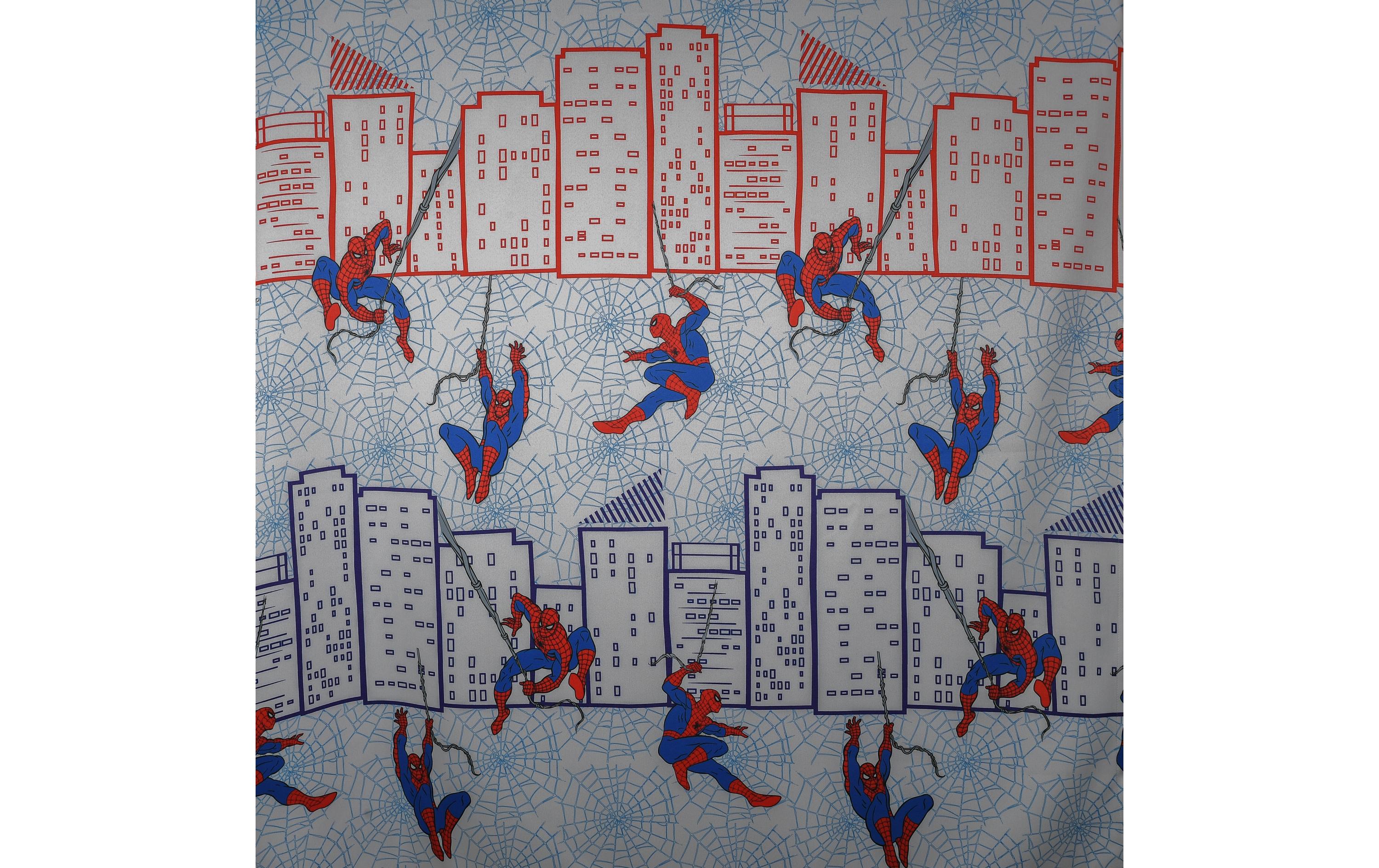 Kindervorhang.ch Nachtvorhang Spiderman 140 x 260 cm