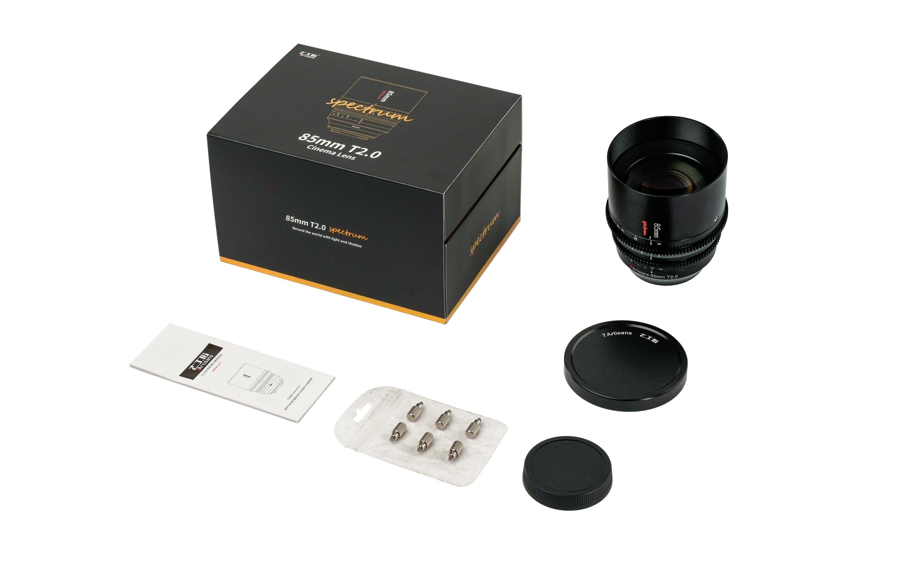 7Artisans Festbrennweite 85mm T2.0 – Sony E-Mount