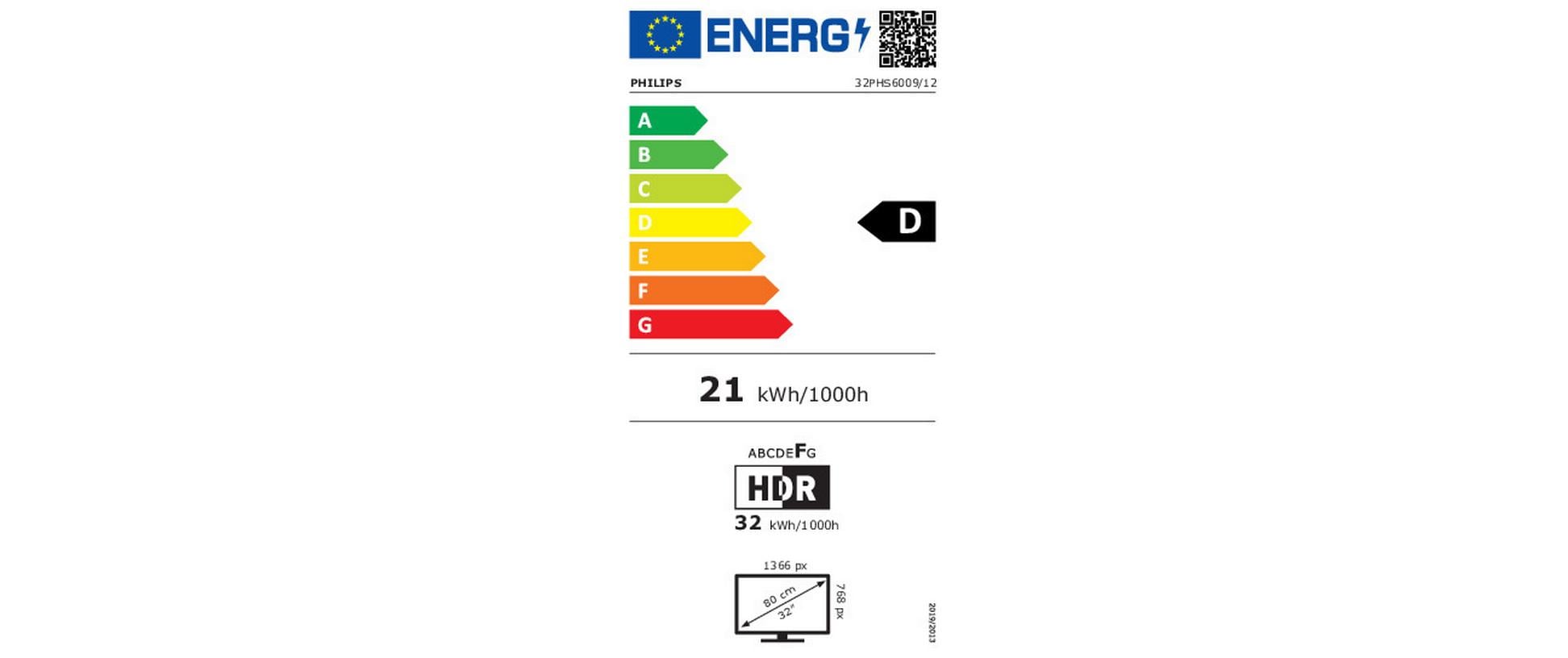 Philips TV 32PHS6009/12 32, 1280 x 720 (HD720), LED-LCD