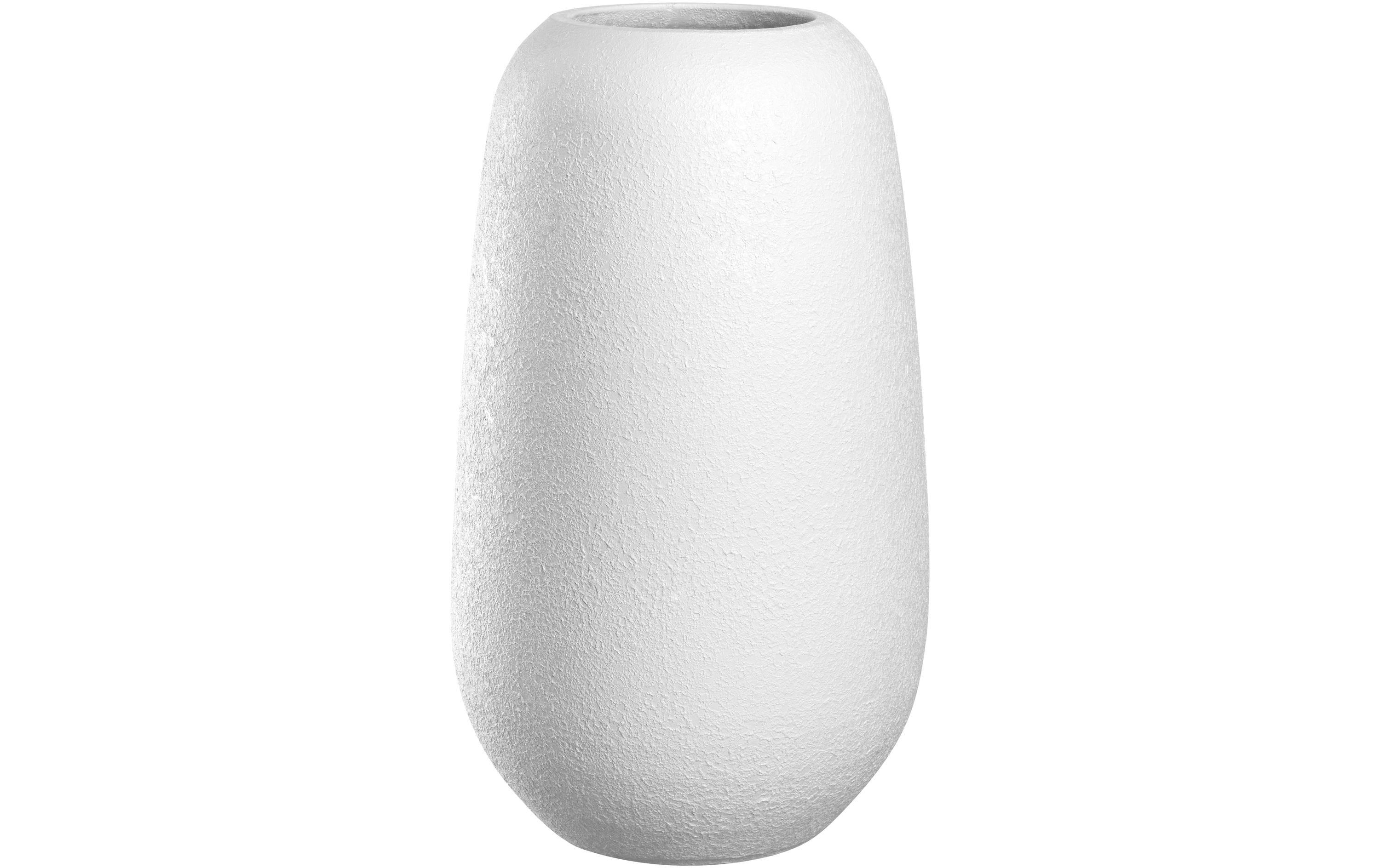 Leonardo Vase Trogolo 30 cm, Weiss