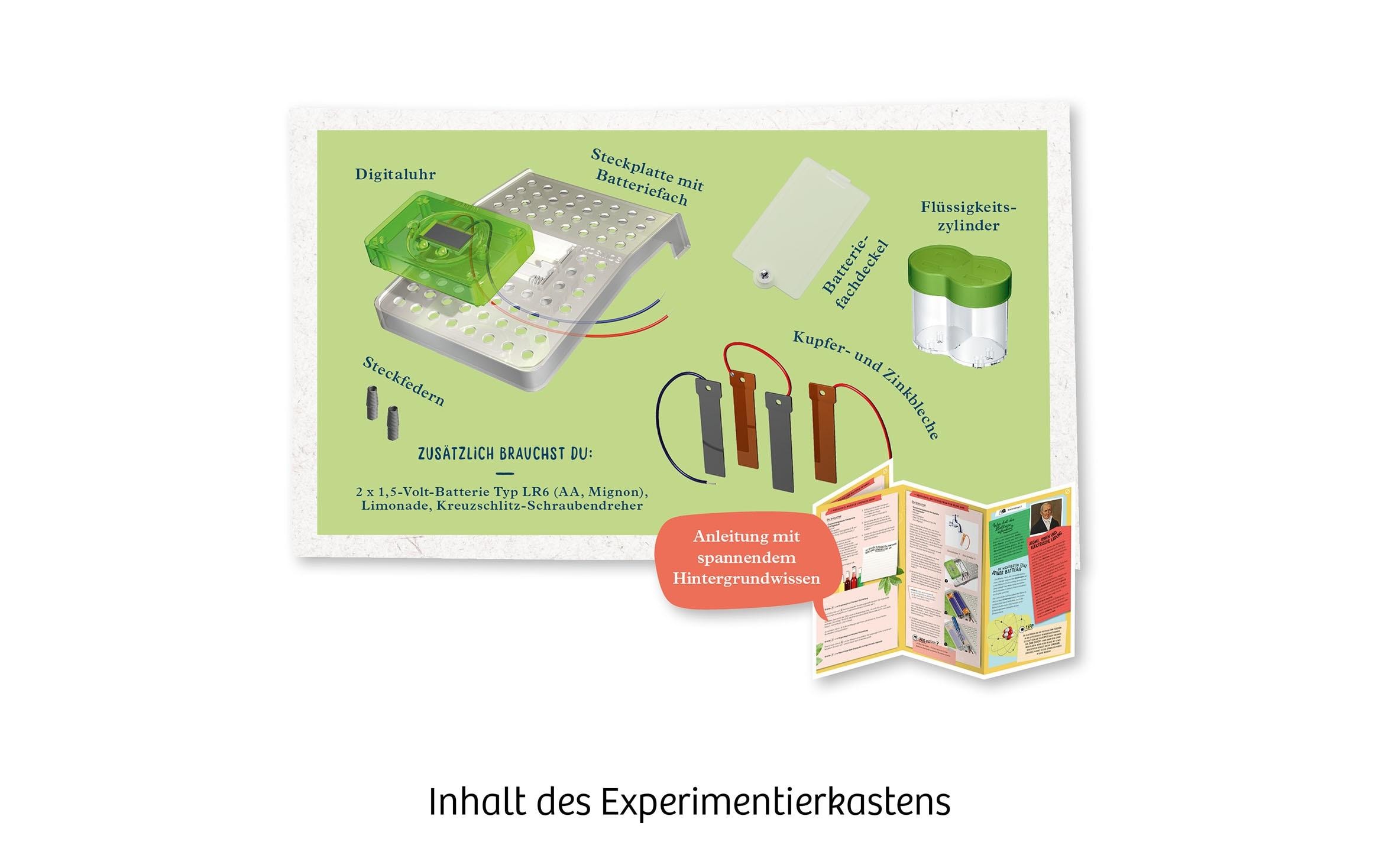 Kosmos Experimentierkasten Limo-Uhr