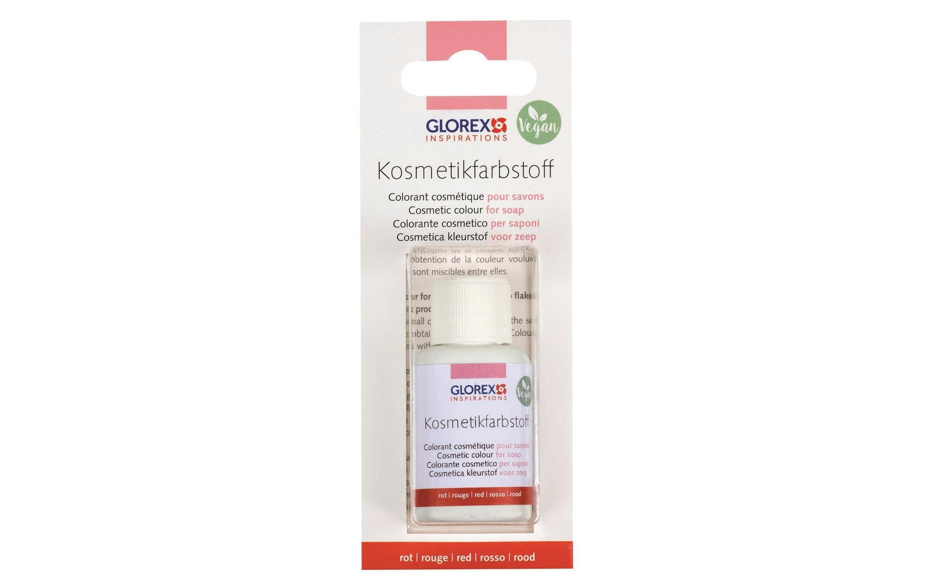 Glorex Kosmetikfarbstoff 20 ml, Rot