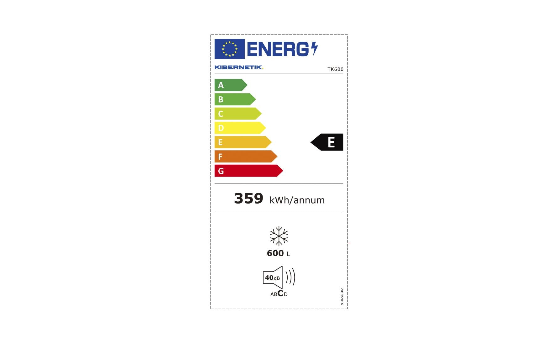 Kibernetik Gefrierschrank TK 600 No Frost Rechts