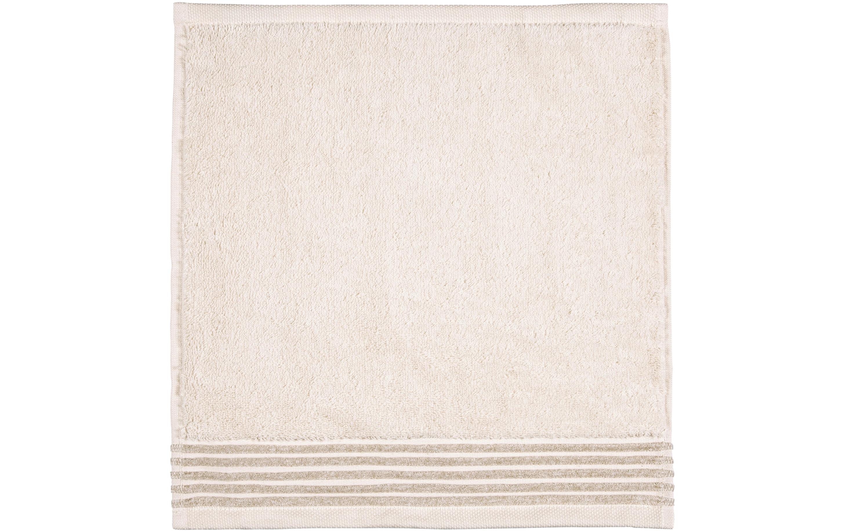 Möve Waschlappen Wellness 30 x 30 cm, Beige