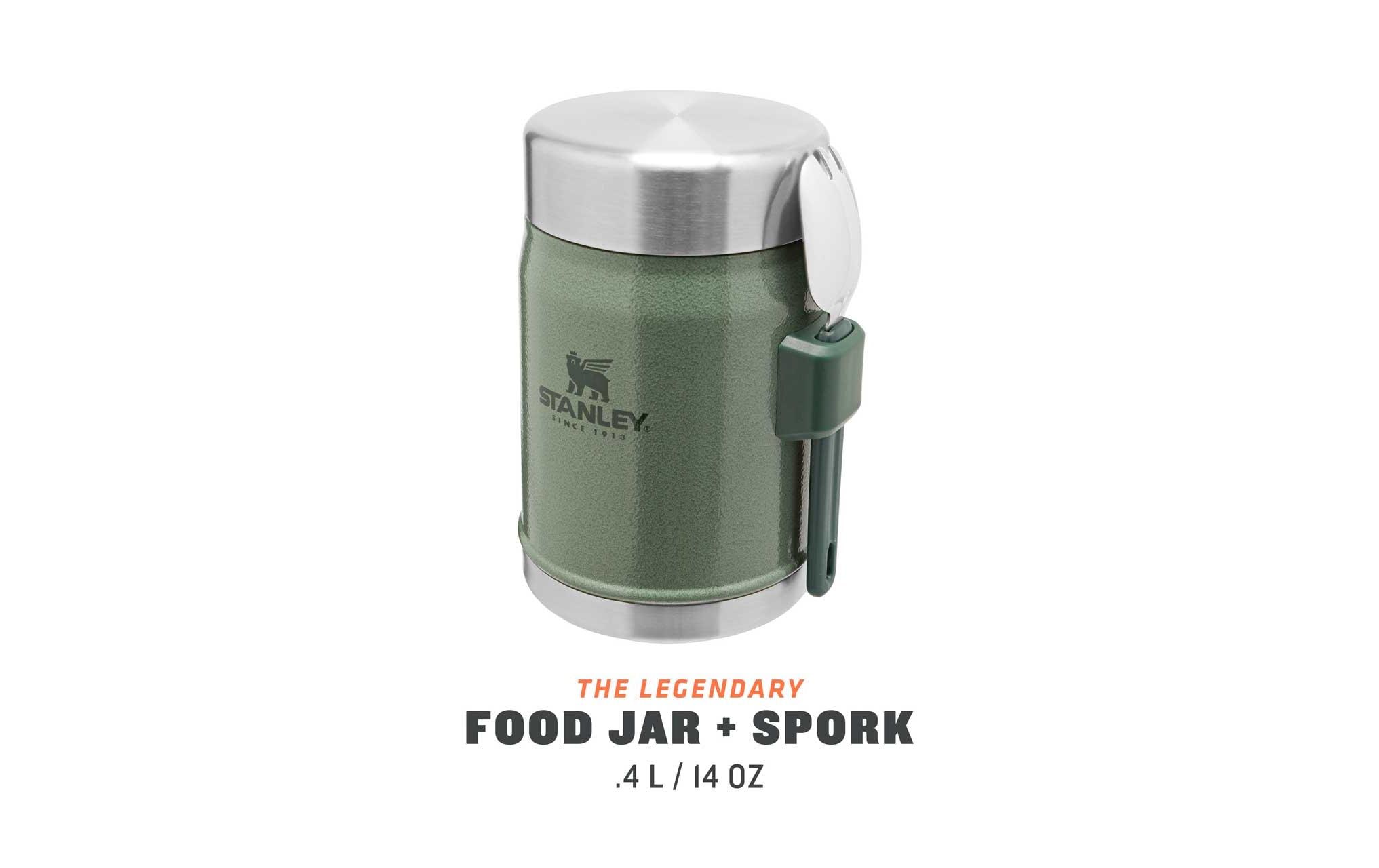 Stanley 1913 Thermo-Foodbehälter Legendary Food Jar + Spork 0.4 l, Grün