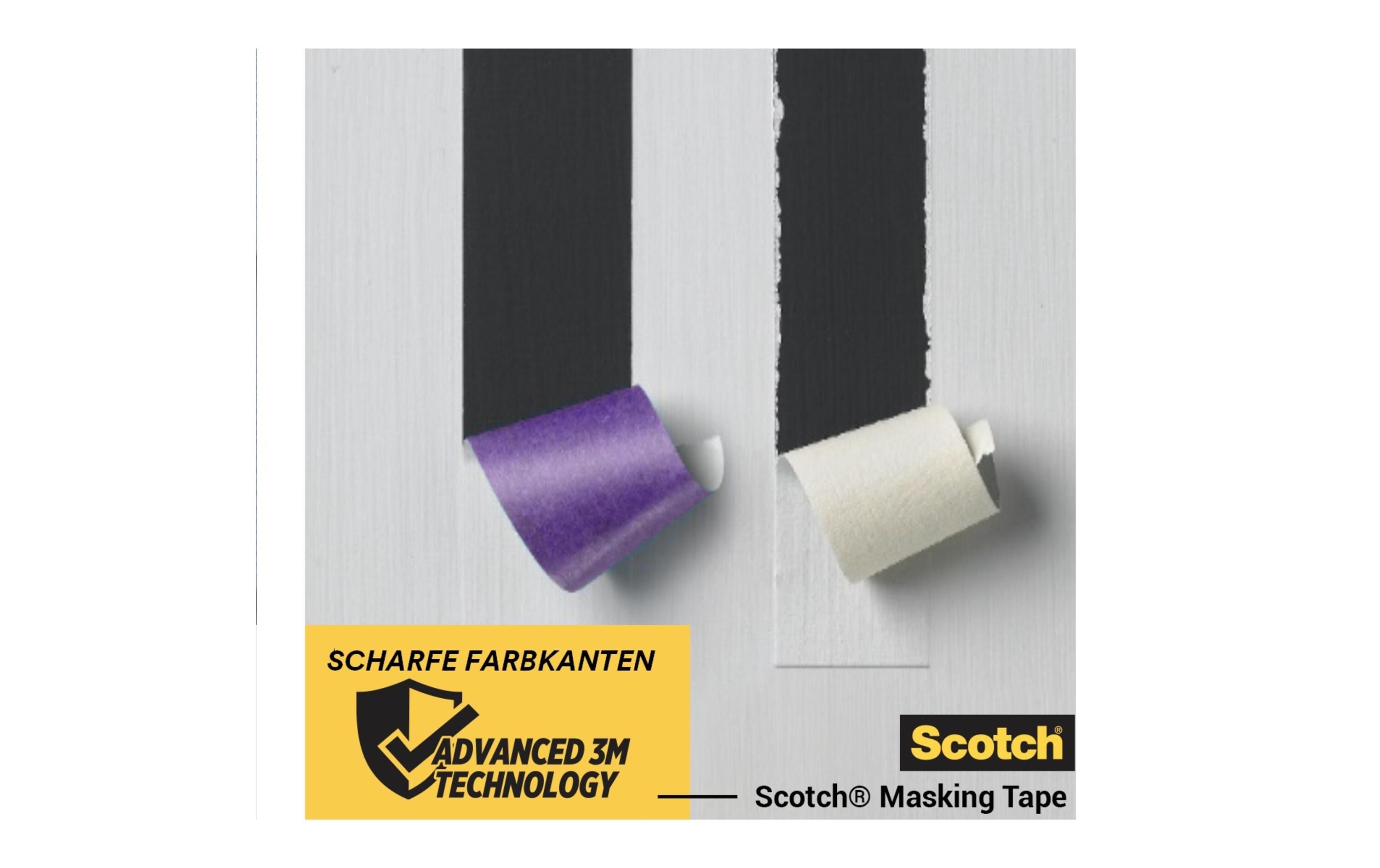 3M Malerabdeckband Scotch SENSITIVE SURFACE, 36 mm x 41 m, Rosa