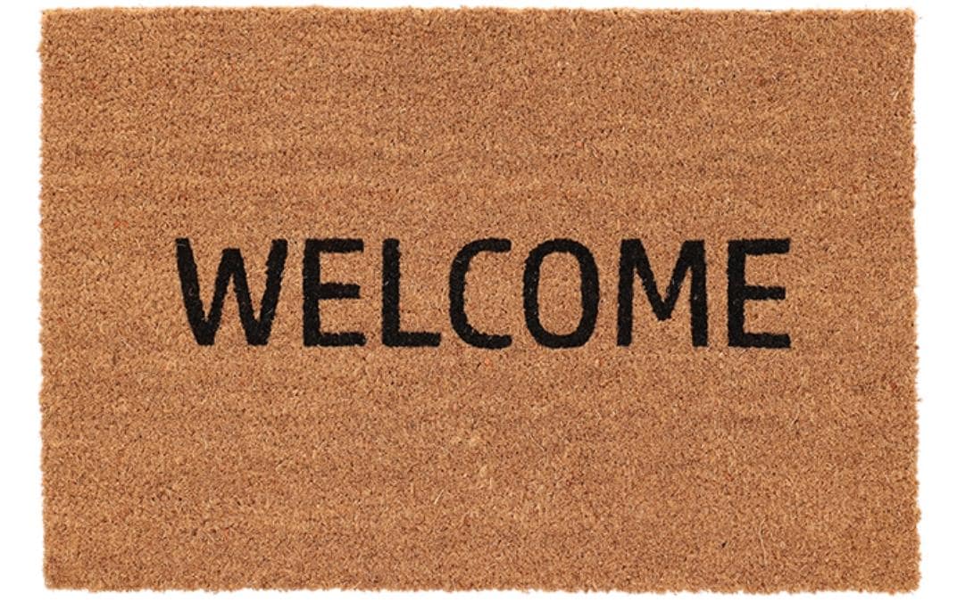 Esschert Design Fussmatte «Welcome» 40 cm x 60 cm