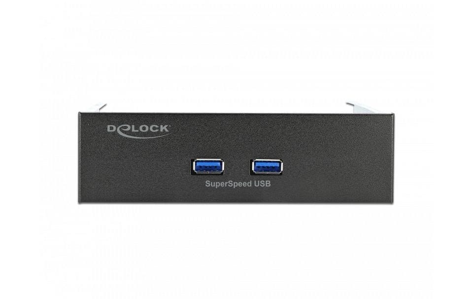 Delock Front Panel 2x USB-A für 5.25-Schacht