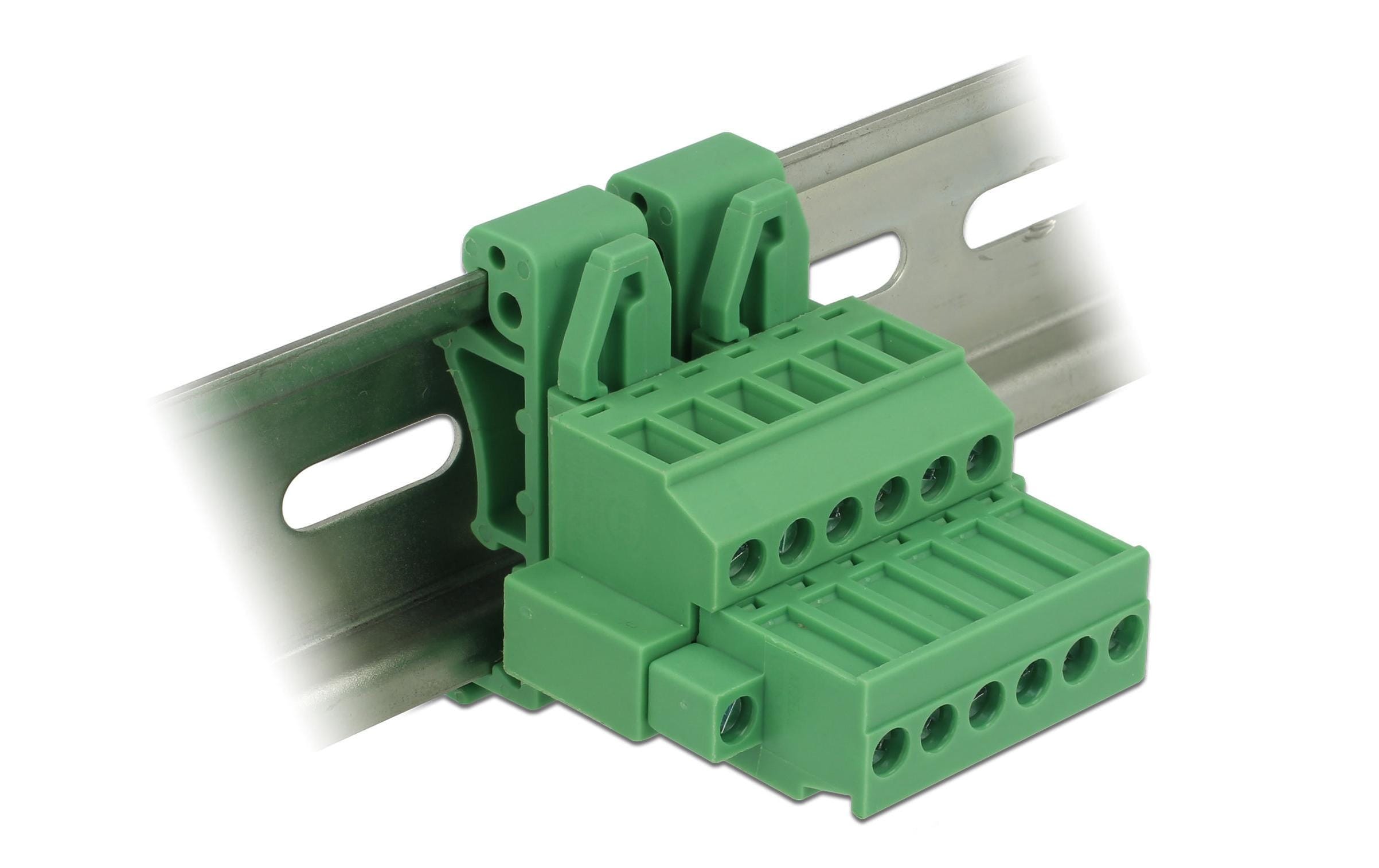 Delock Hutschiene/DIN Rail Terminalblock 6Pin