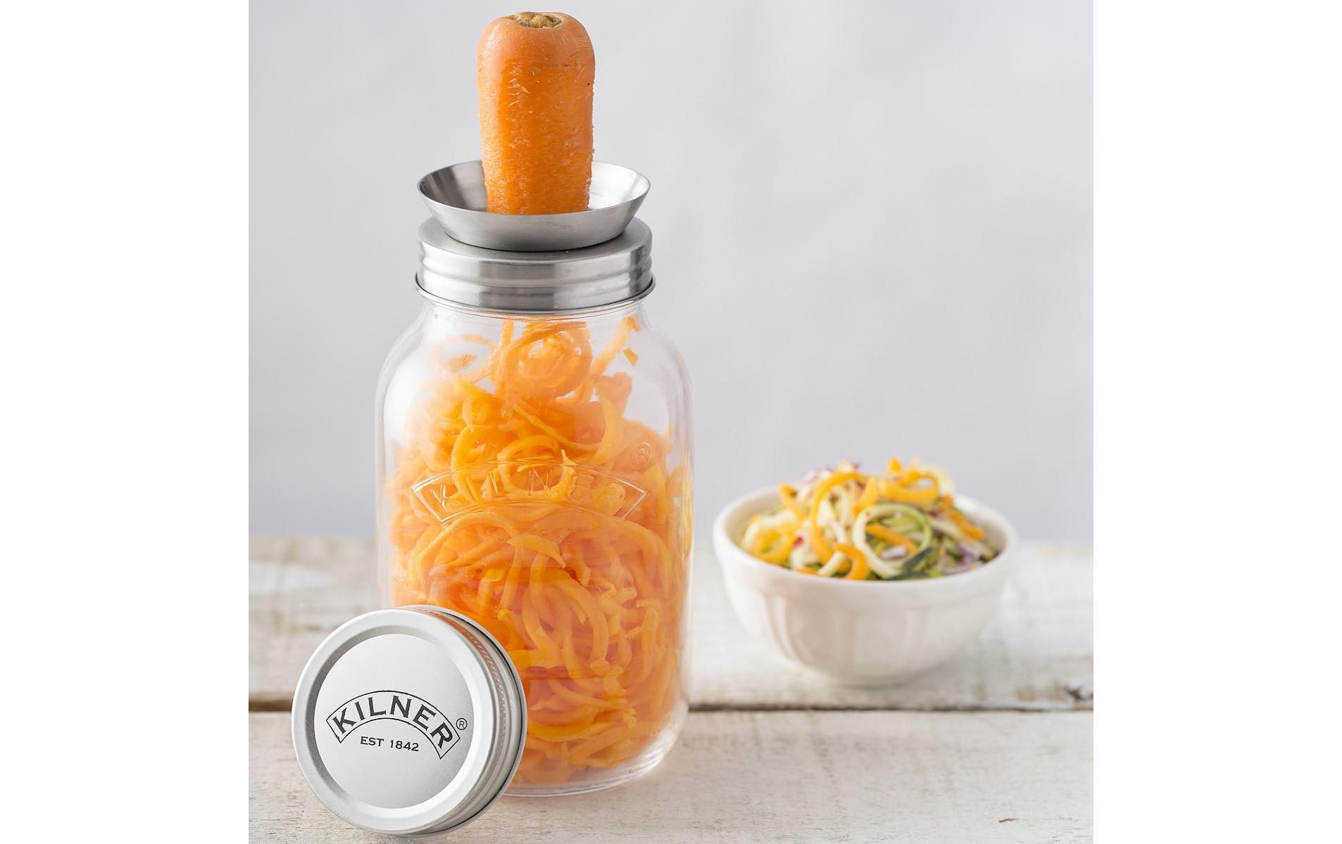 Kilner Einmachglas mit Spiralschneider, 1000 ml