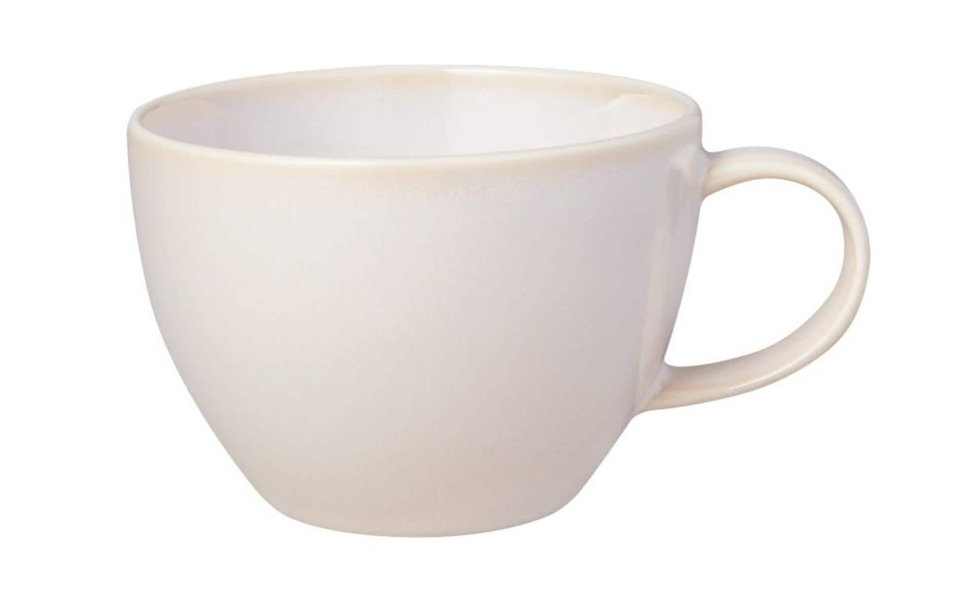 Villeroy & Boch Kaffeetasse Crafted Cotton 247 ml, 6 Stück, Weiss