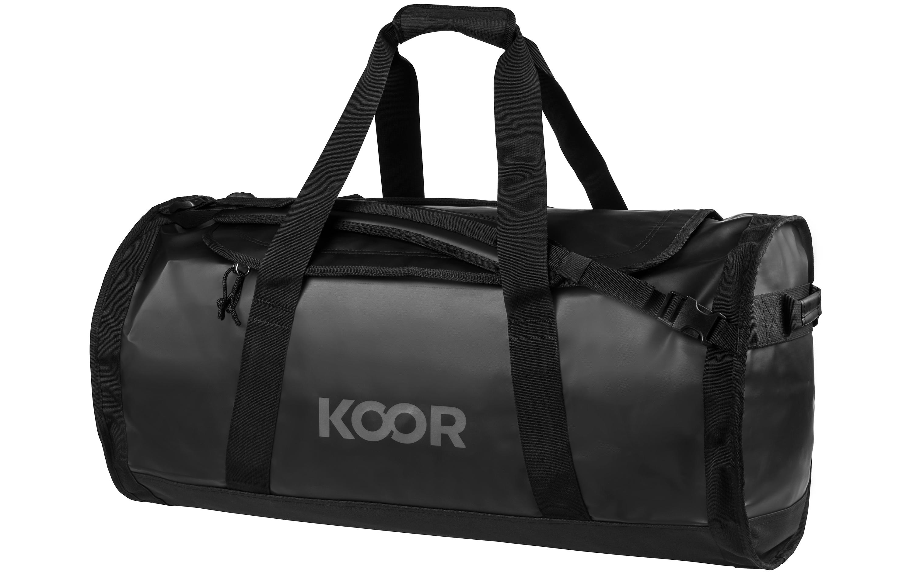 KOOR Duffle Bag Sooma 70 l, Schwarz