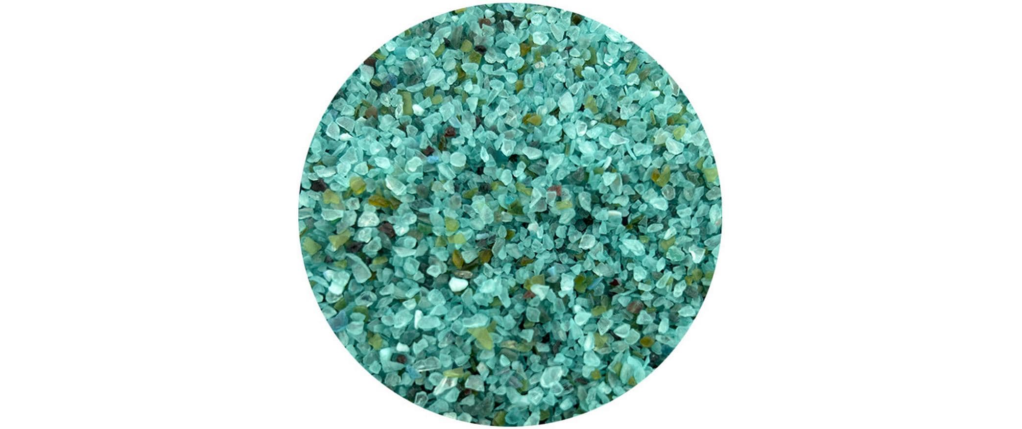 Jesmonite Glass Roxx 150g. Türkis