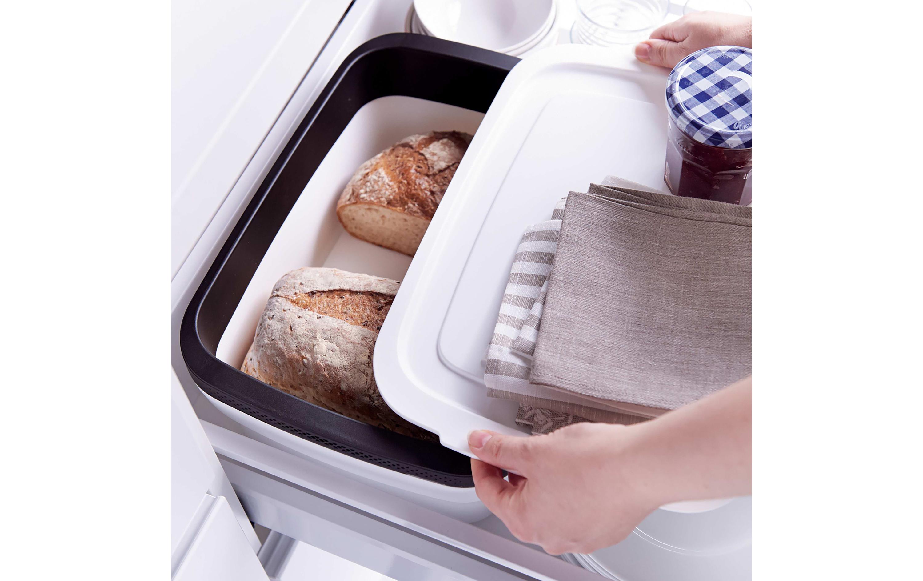 Tupperware Brotkasten Bread Smart Junior 32 x 16 x 15 cm, Weiss