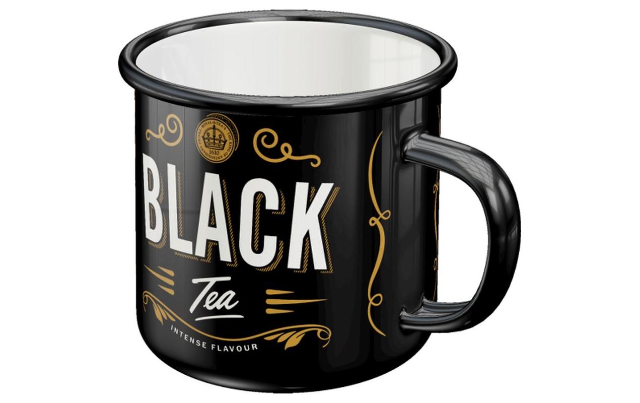 Nostalgic Art Universaltasse Black Tea 360 ml, 1 Stück, Schwarz