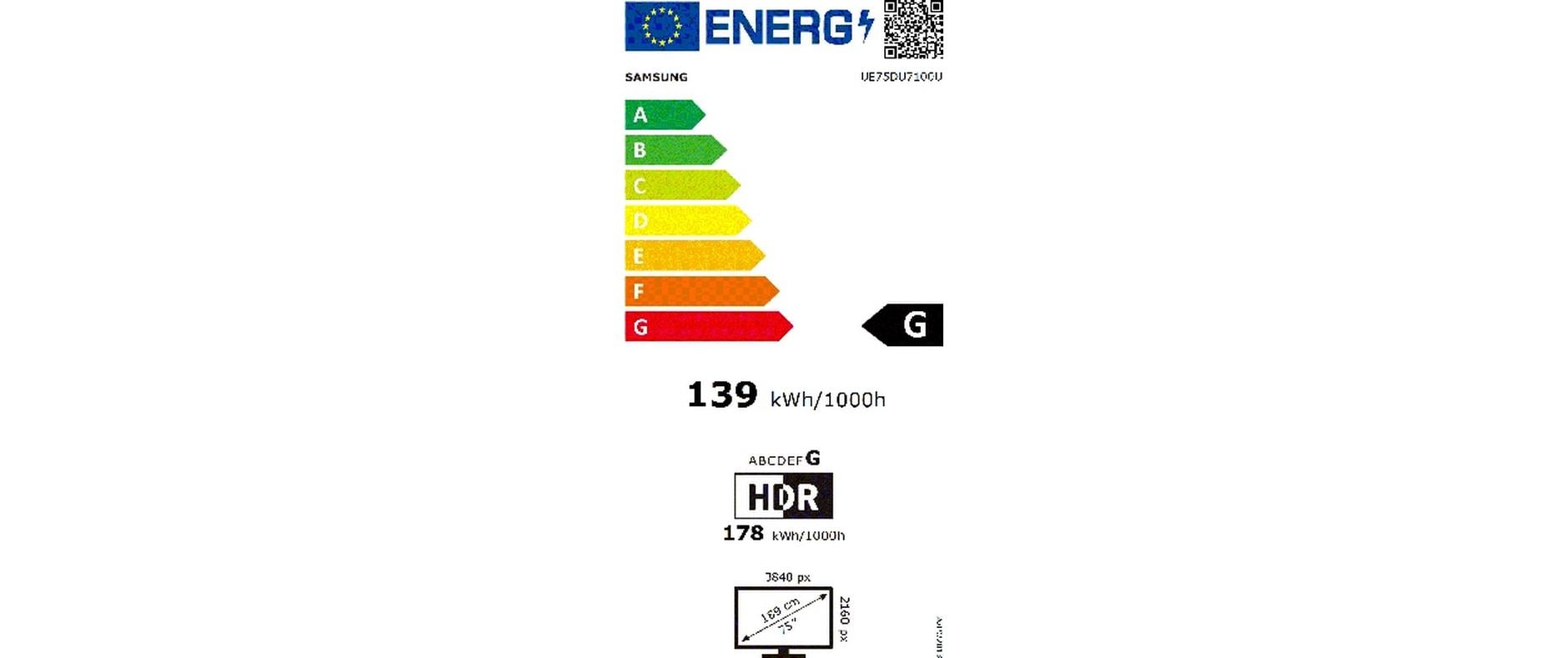 Samsung TV UE75DU7170 UXXN 75, 3840 x 2160 (Ultra HD 4K), LED-LCD