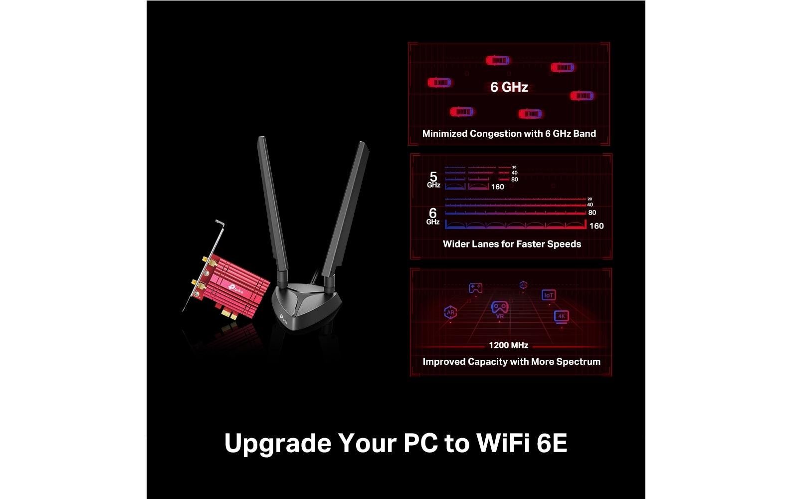 TP-Link WLAN-AX PCIe Adapter Archer TXE75E