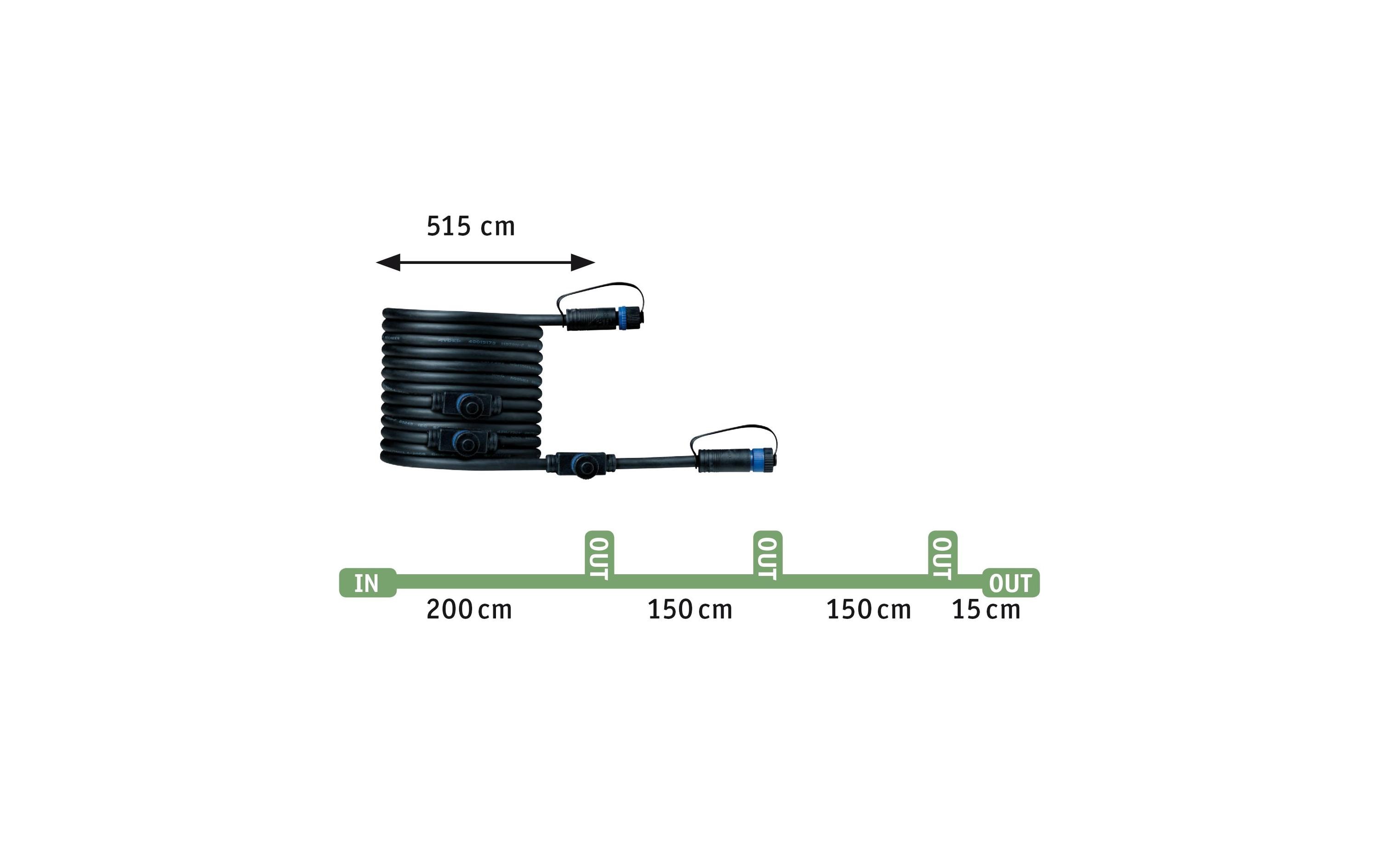 Paulmann Gartenspot Plug & Shine Plantini 45° 3000 K, Erweiterung