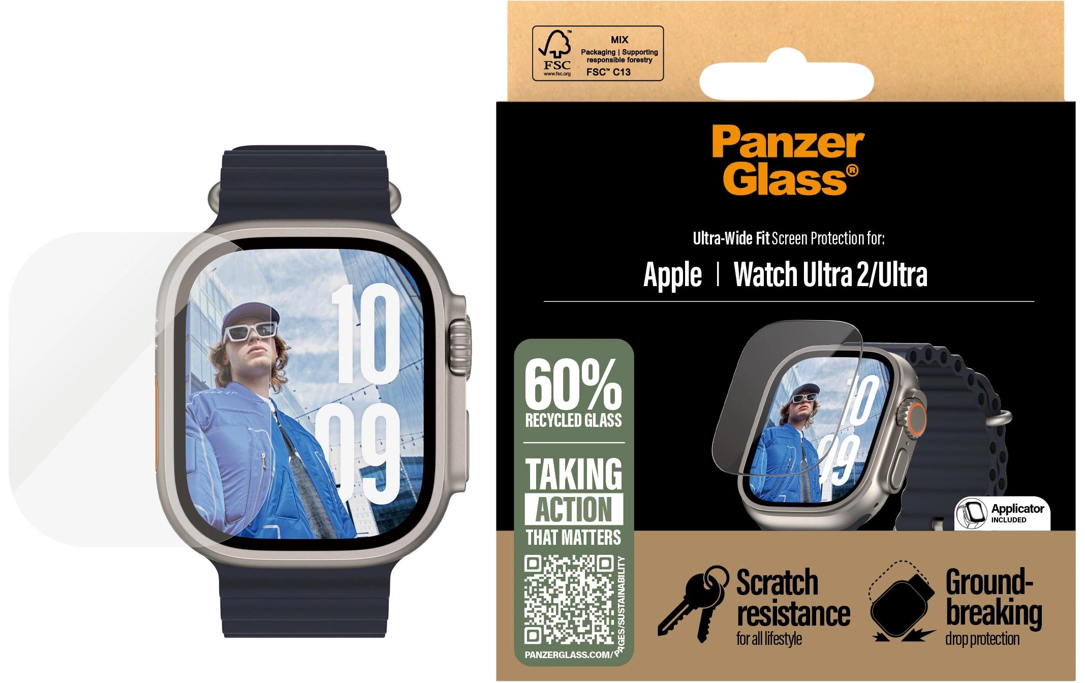 Panzerglass Displayschutz Ultra Wide Fit Apple Watch Ultra 2