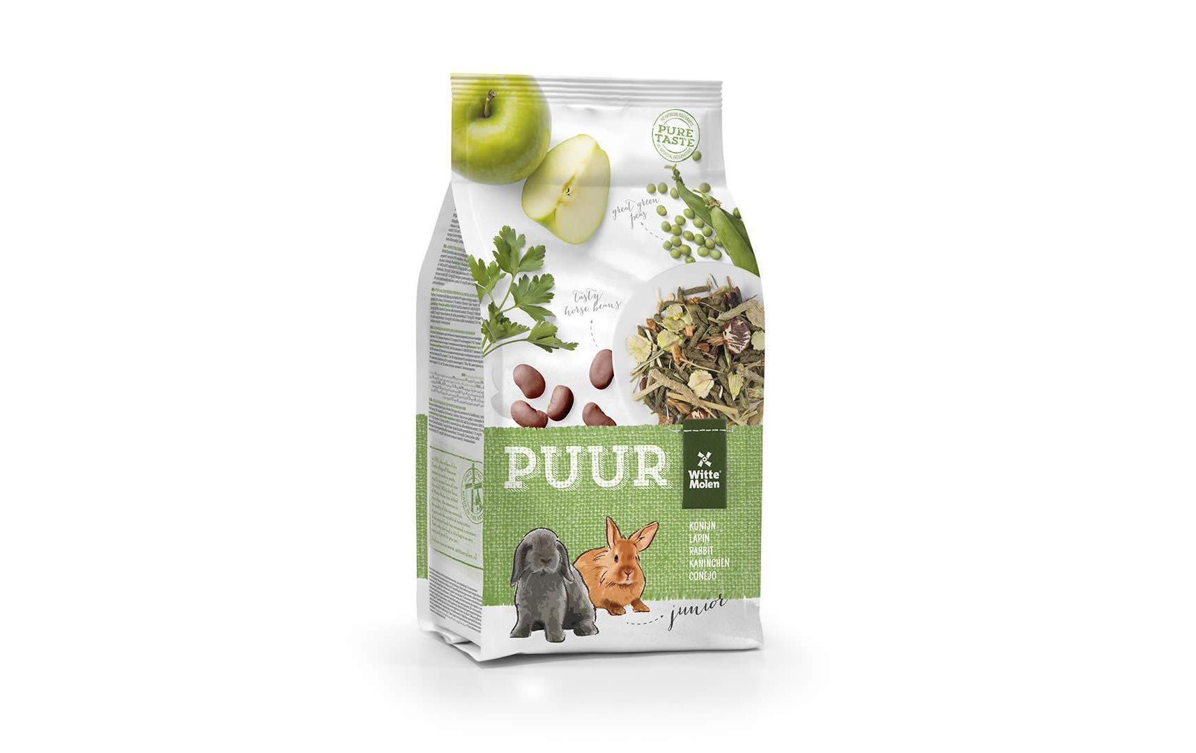 Witte Molen Hauptfutter Puur Gourmet-Müsli für junge Kaninchen, 600 g