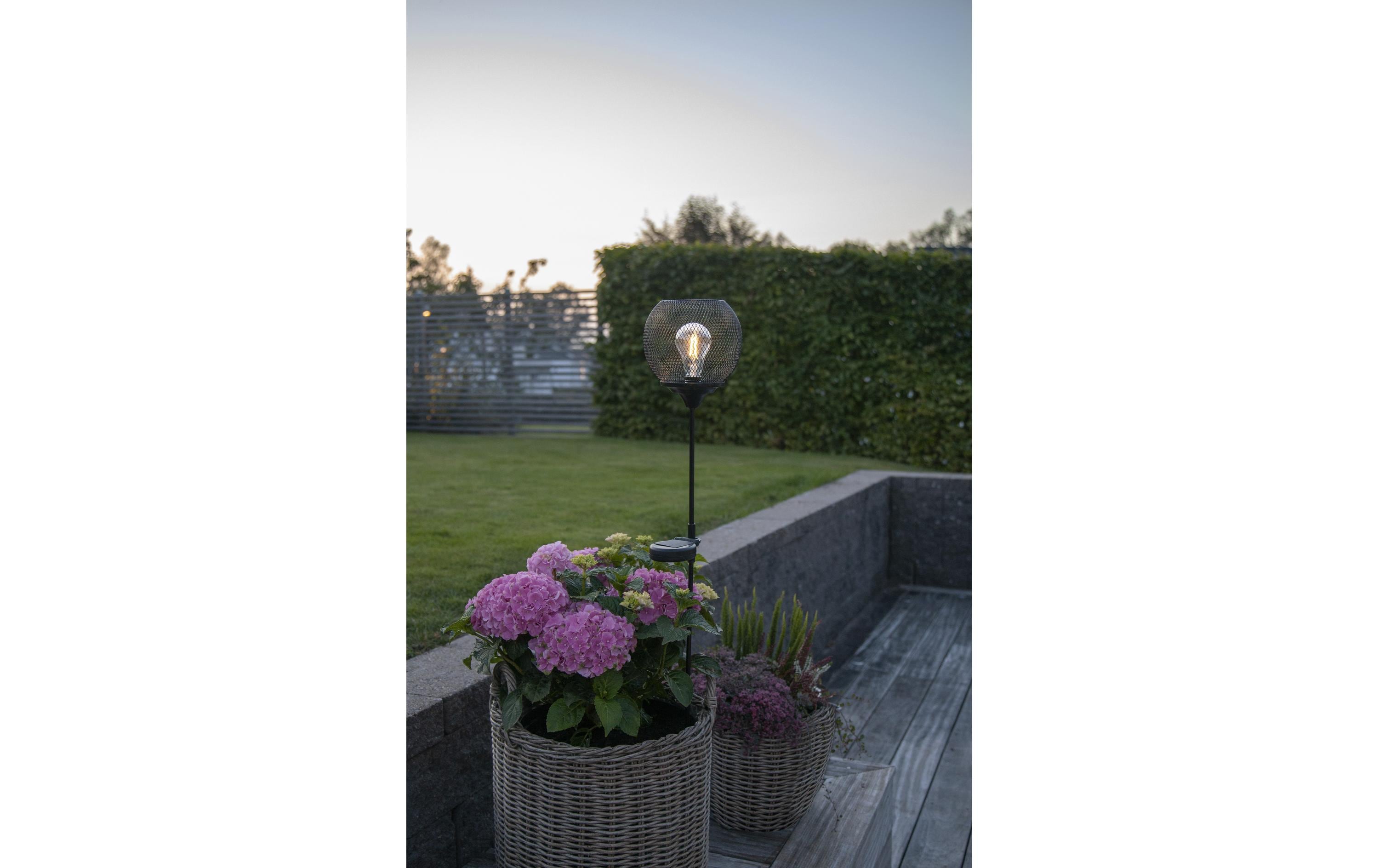 Star Trading Gartenlicht Solardekoration Sunlight-Path, Schwarz