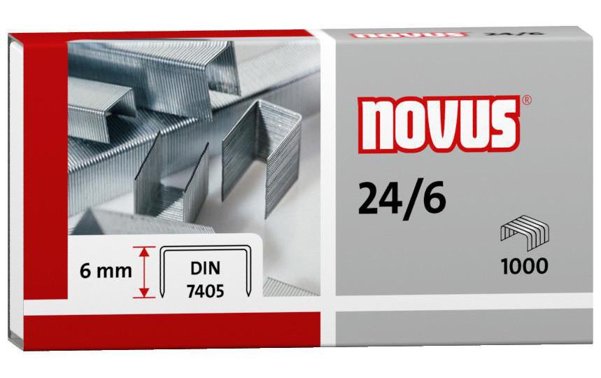 Novus Heftklammer 24/6 1000 Stück