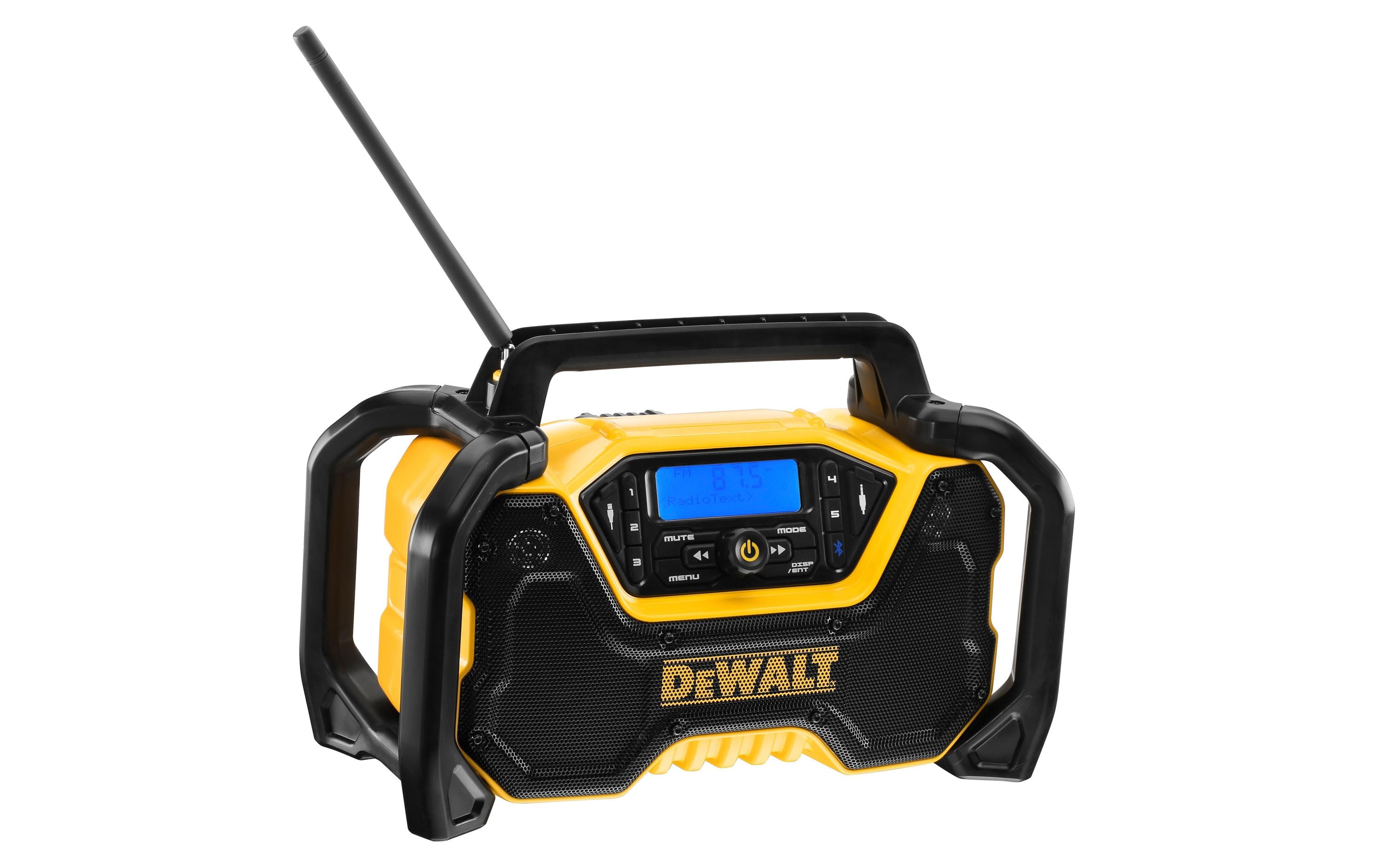 DeWalt Baustellenradio Akku- & Netzbetrieb DAB+, Bluetooth, Solo