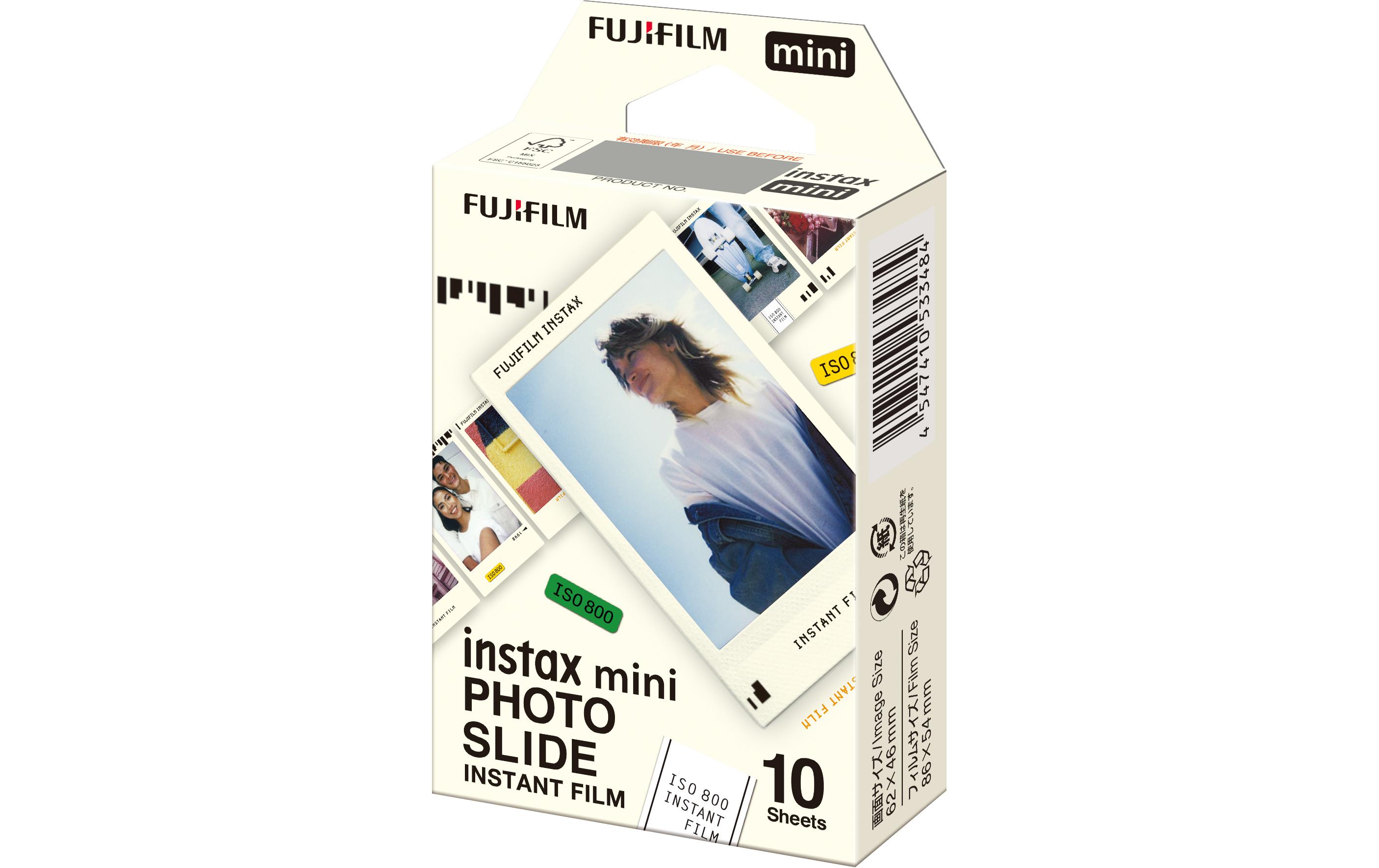 Fujifilm Sofortbildfilm Instax Mini 10 Blatt Photo Slide