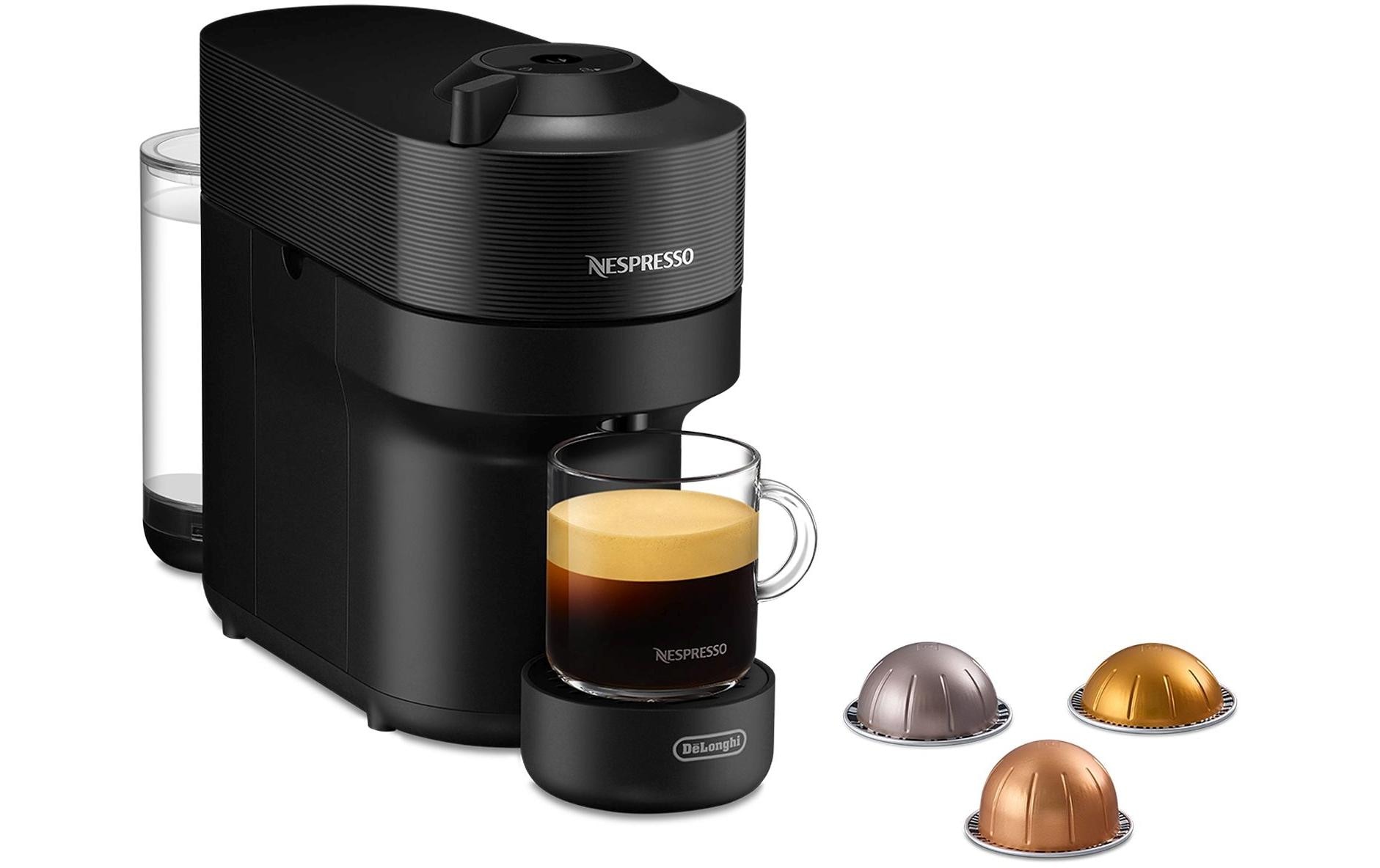 De'Longhi Kaffeemaschine Nespresso Vertuo Pop ENV90.B Liquorice Black