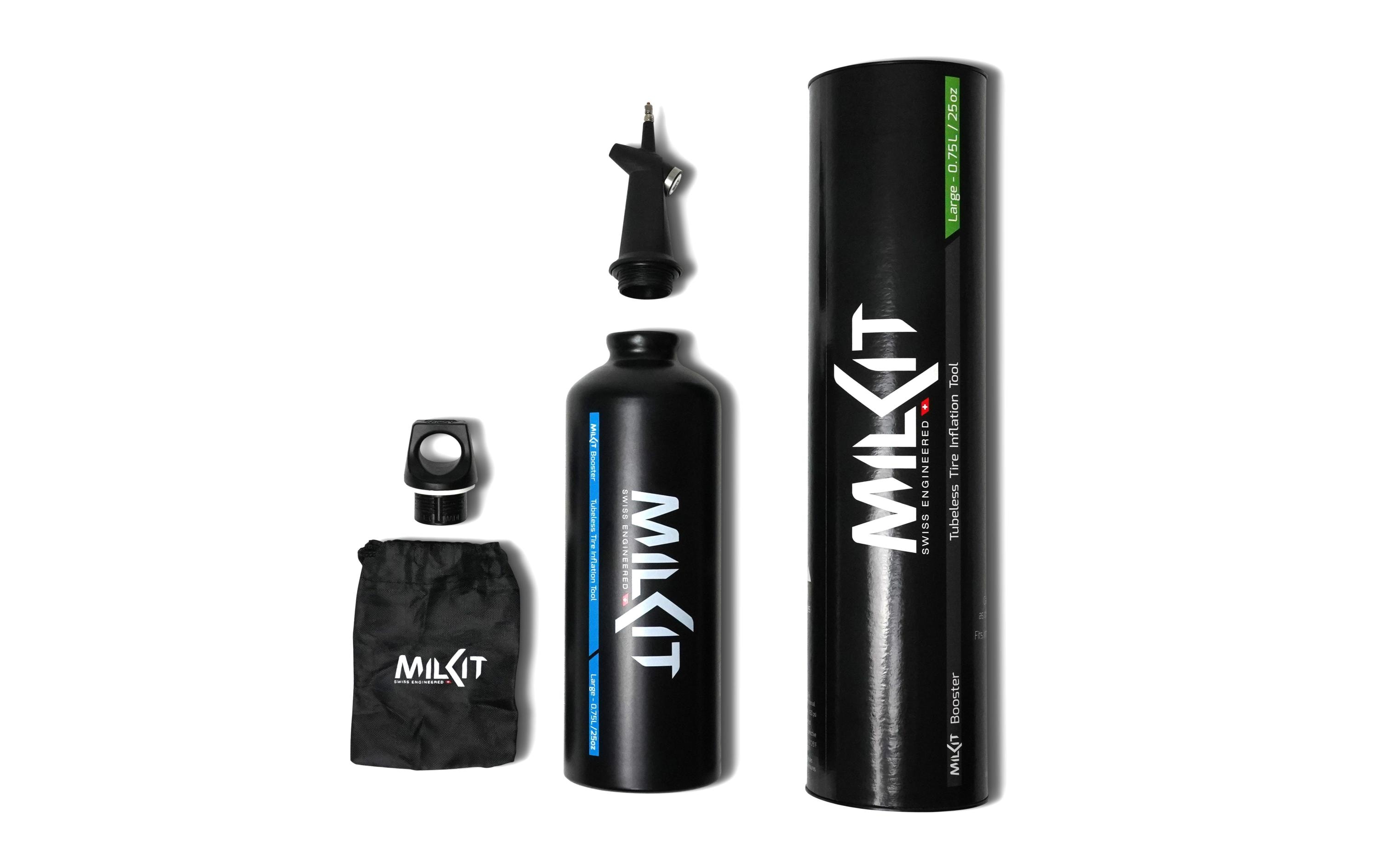 milKit Aufpumphilfe Water Bottle Large 0.75 l