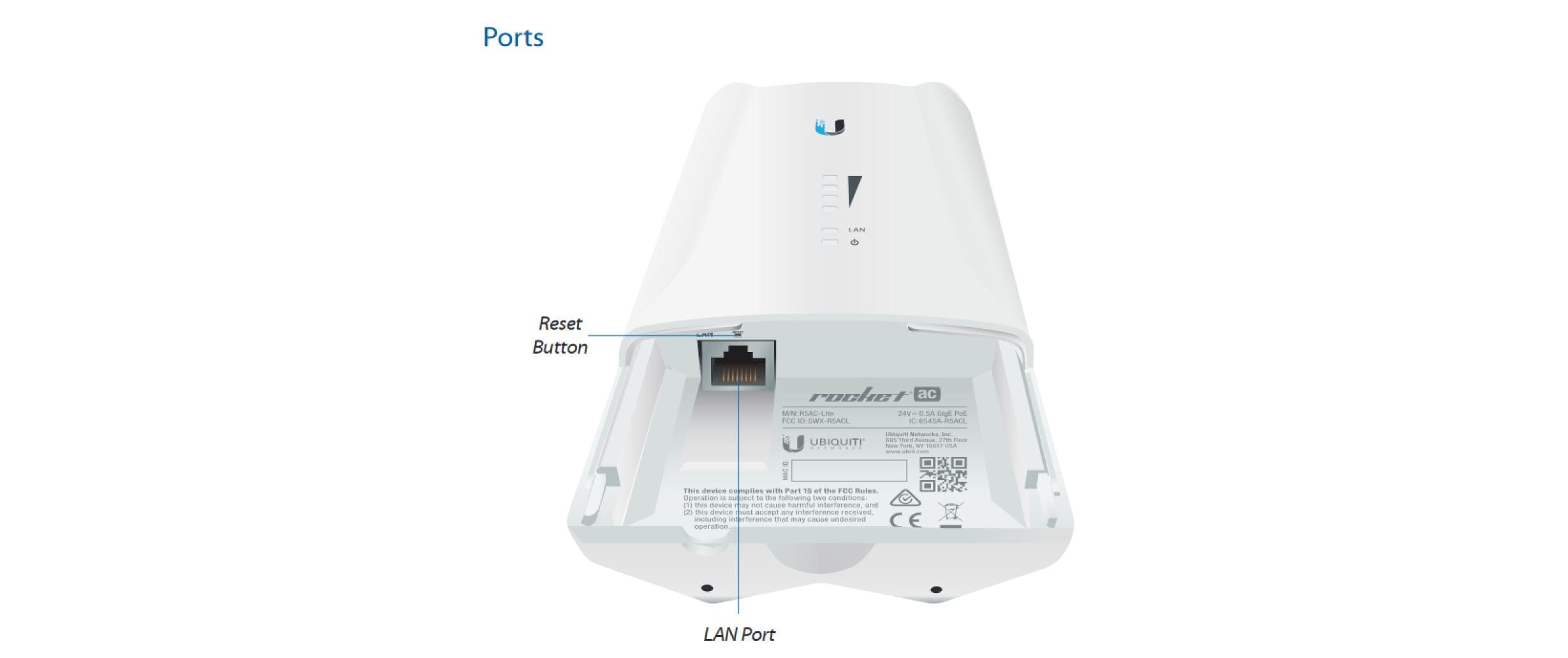 Ubiquiti WLAN-Bridge Rocket R5AC-LITE