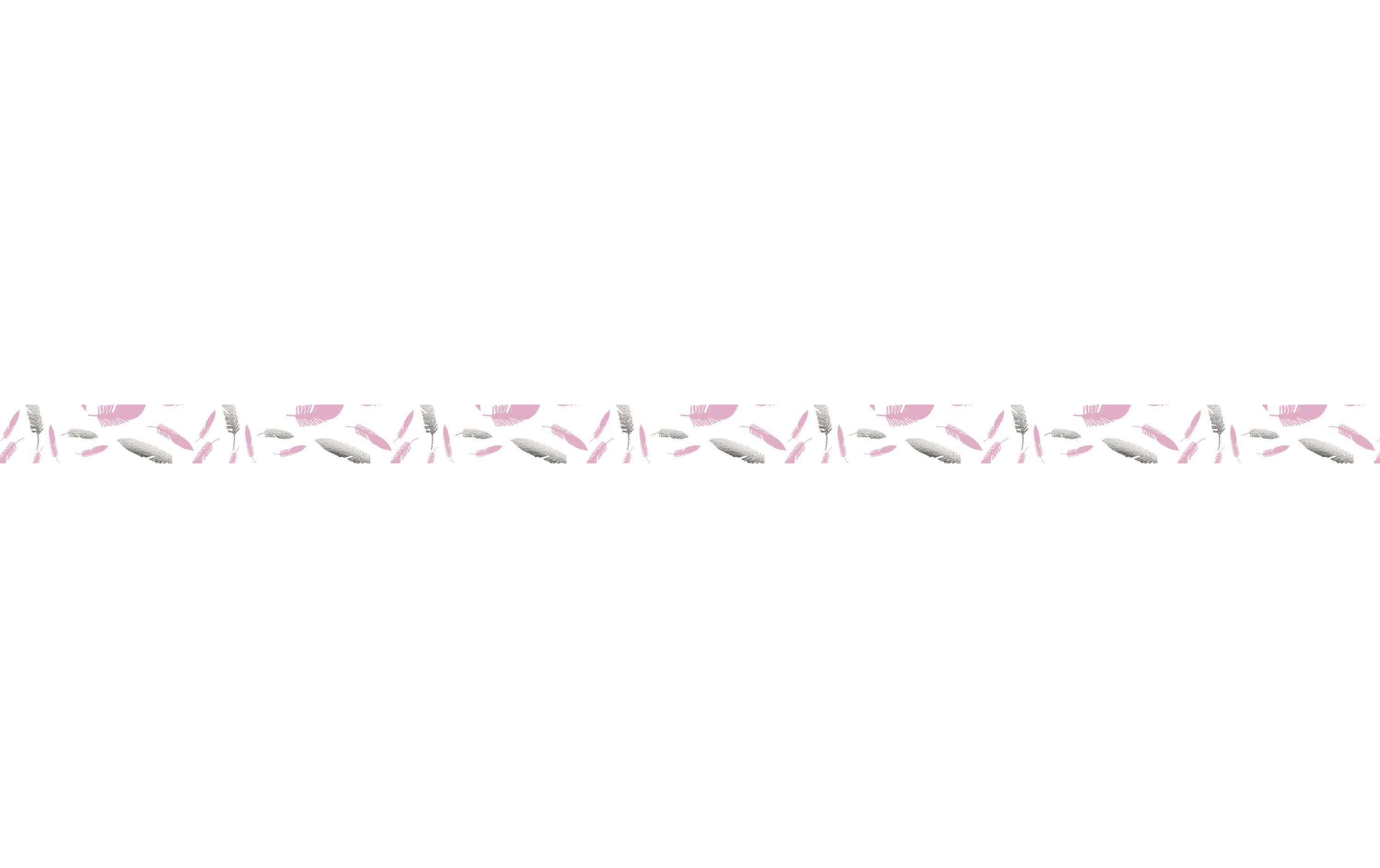 URSUS Washi Tape Tropic Silber/Rosa