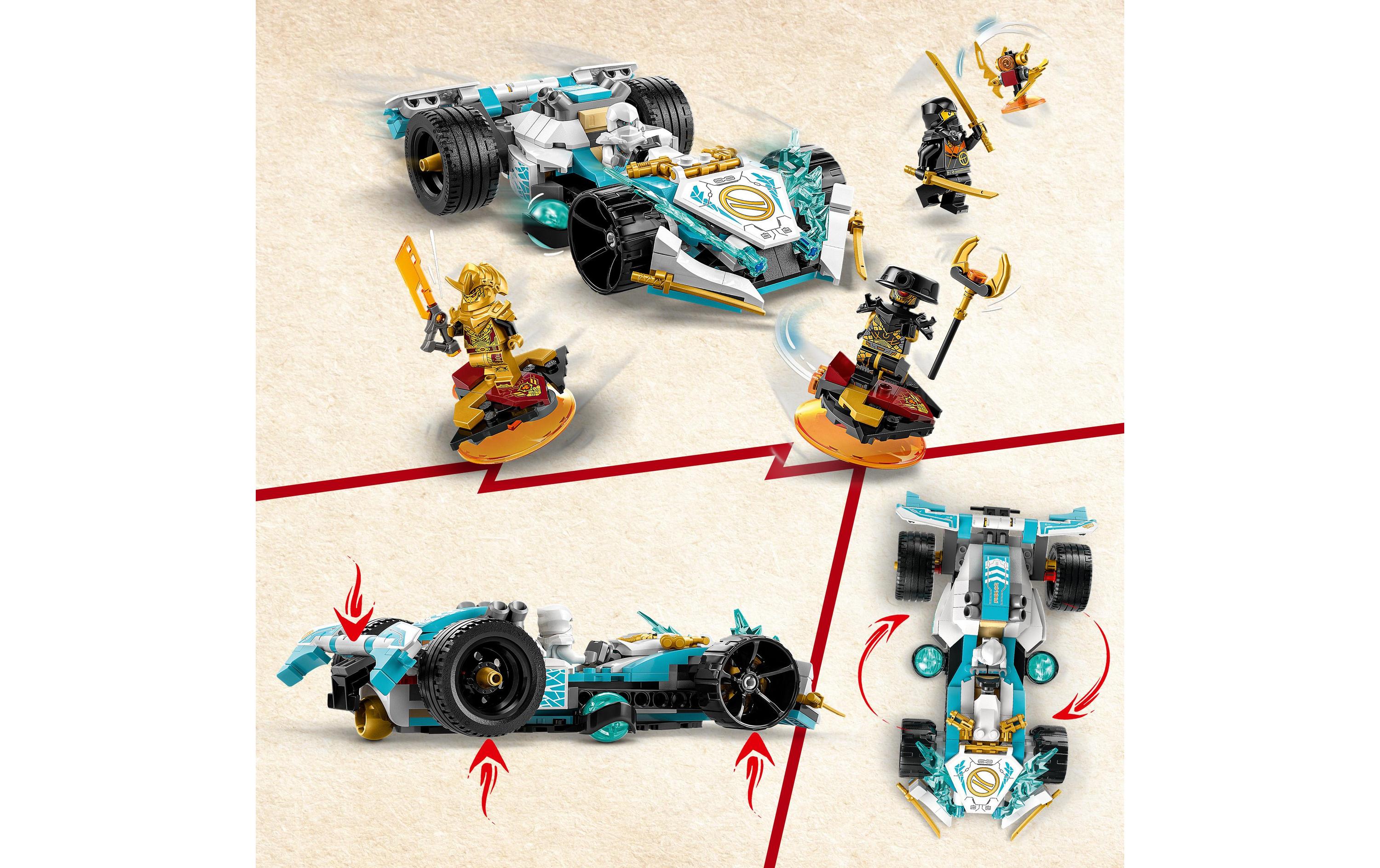 LEGO® Ninjago Zanes Drachenpower-Spinjitzu-Rennwagen 71791