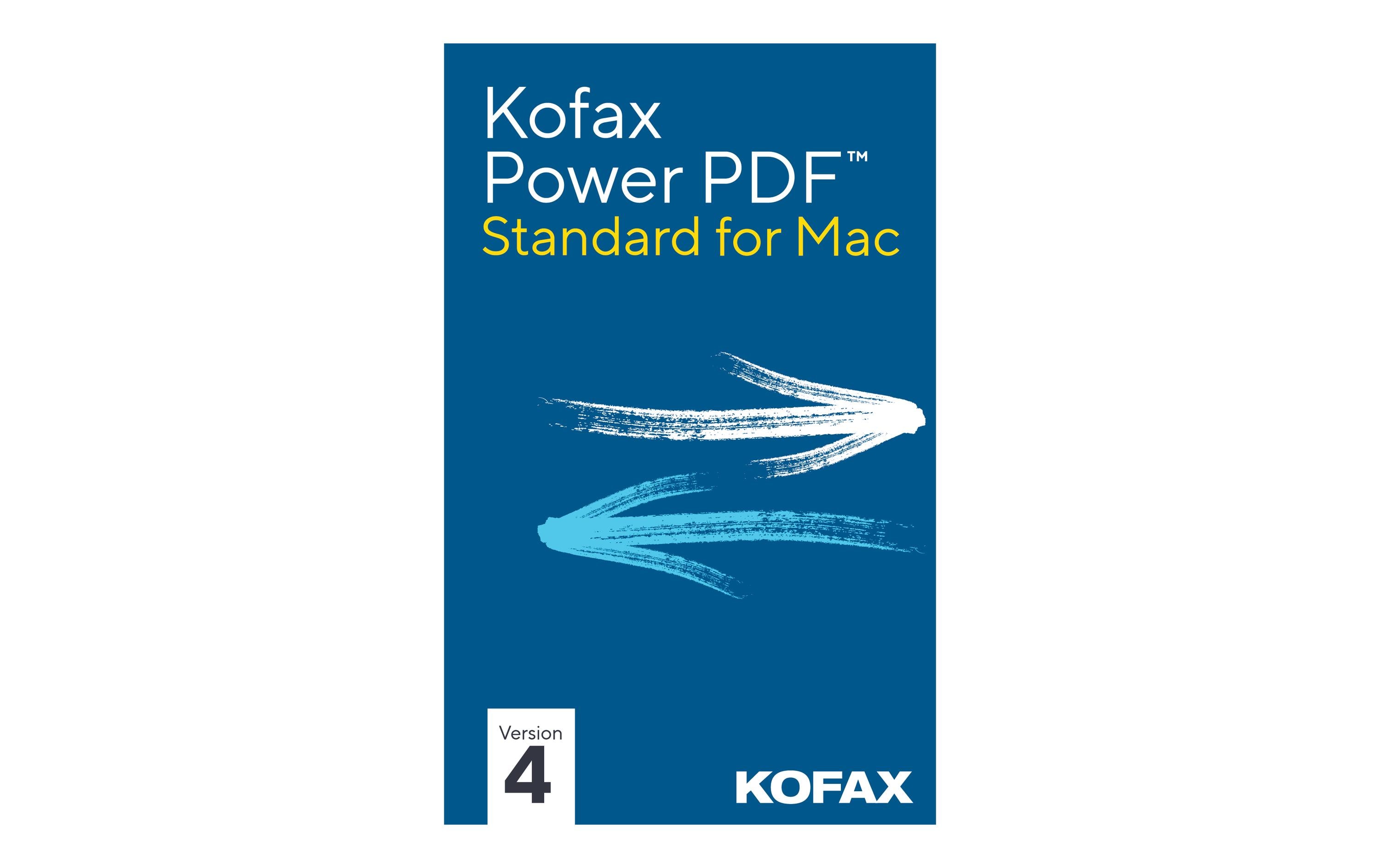 Kofax Power PDF Standard for Mac EDU, Vollversion, 5-24 User