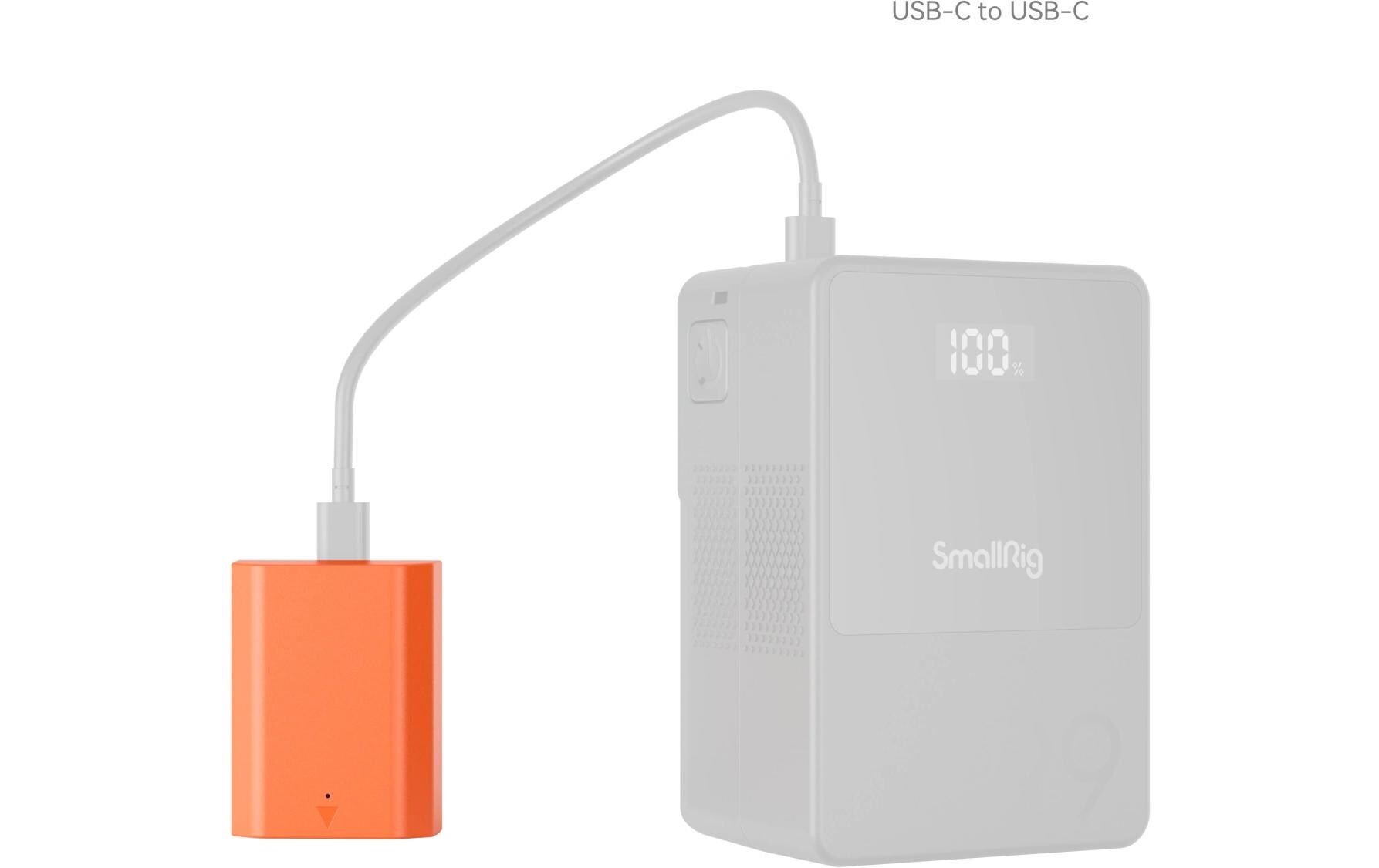 Smallrig Digitalkamera-Akku NP-FZ100 USB-C Orange