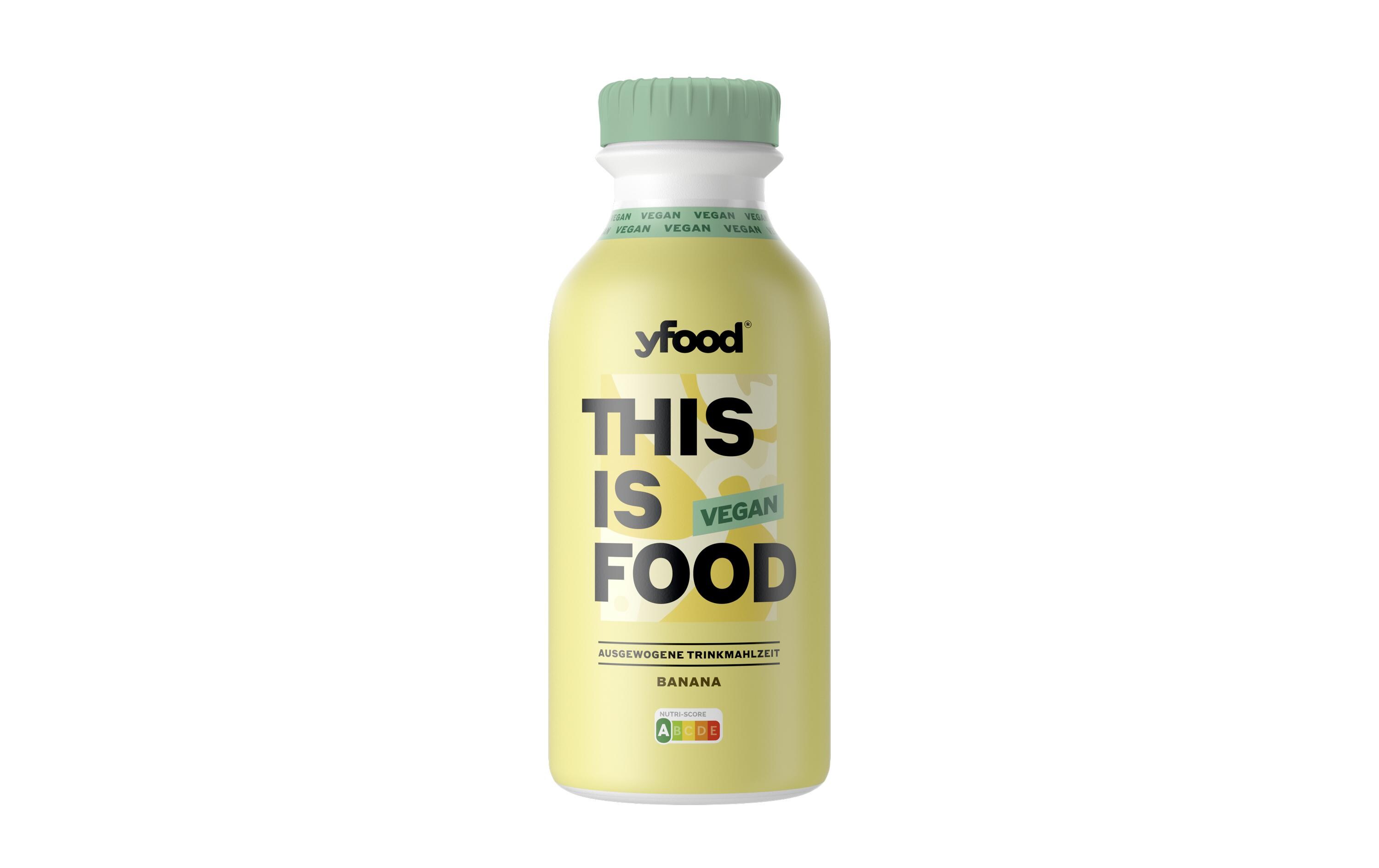 YFOOD Vegane Trinkmahlzeit Banana 6 x 500 ml