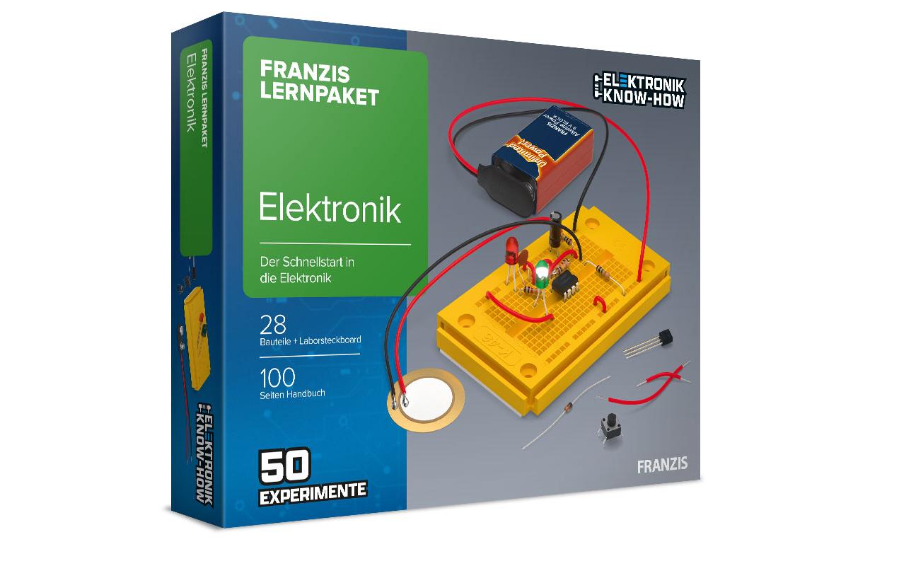 Franzis Lernpaket Elektronik mit 28 Bauteilen