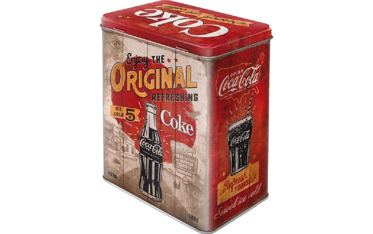 Nostalgic Art Vorratsdose Coca-Cola 3 l, Braun/Orange/Rot